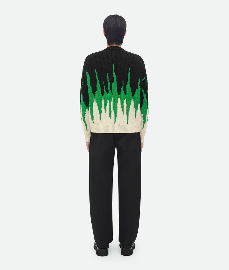 wool graphic knit jumper 3