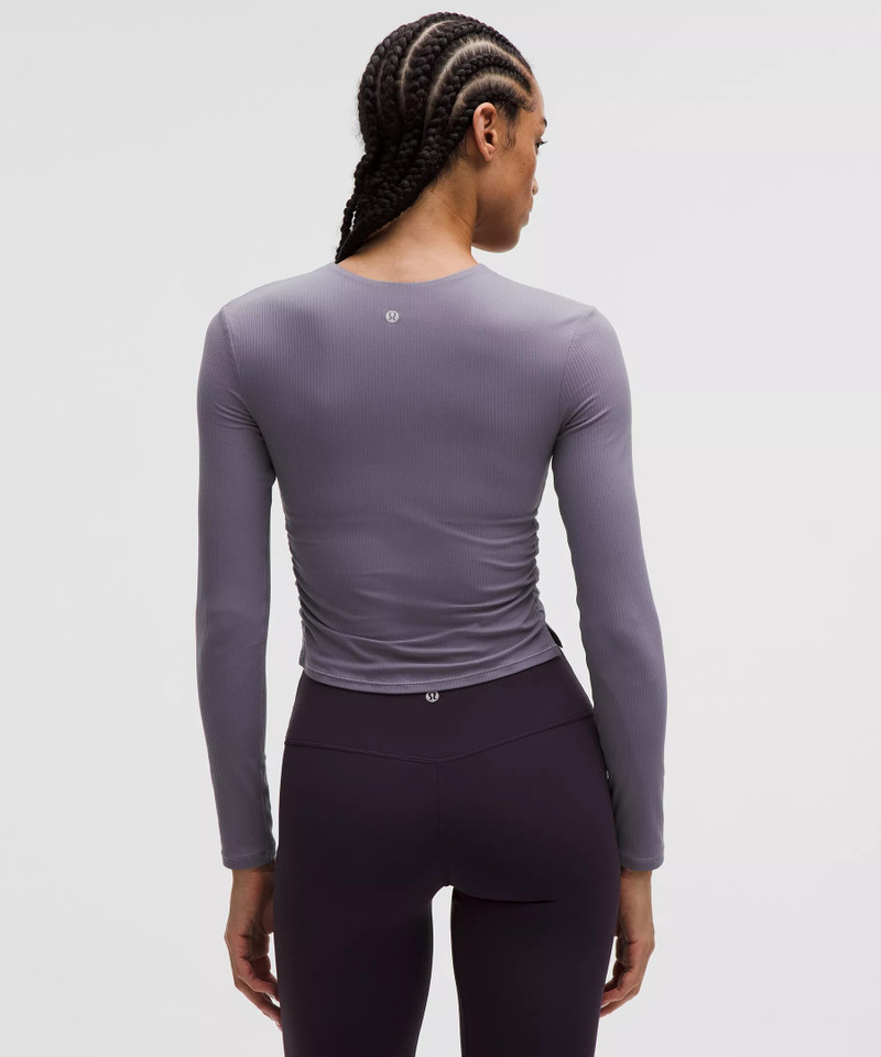 All It Takes Ribbed Nulu V-Neck Long-Sleeve Shirt *B-D Cups 3