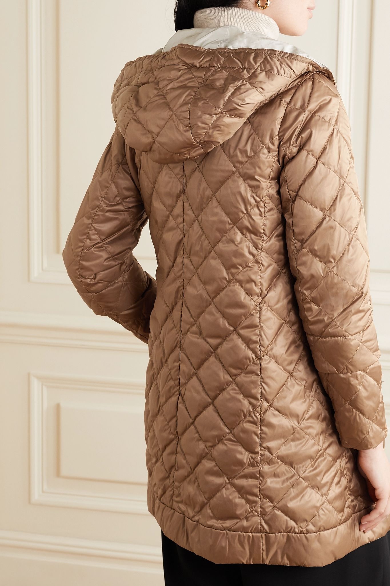 The Cube Enovel hooded quilted shell down jacket - 4