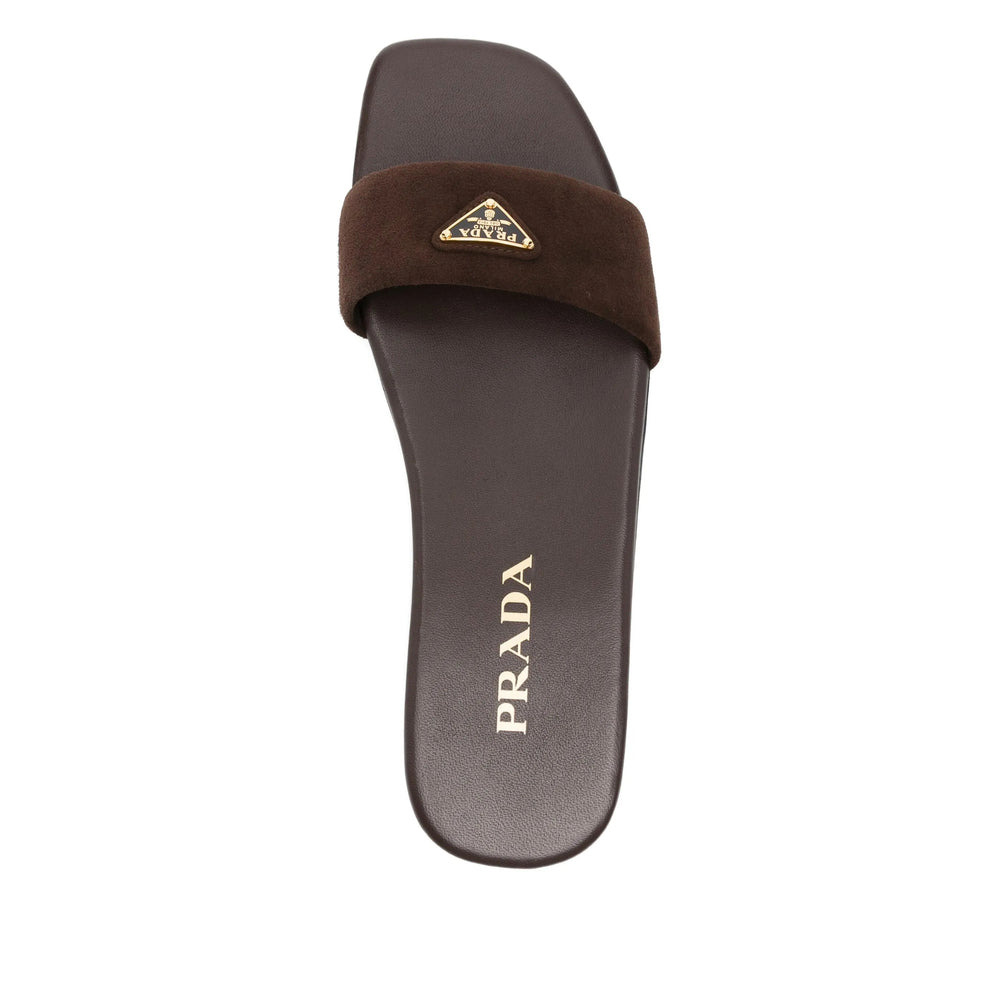 Prada Brown Flip-Flops & Slides Women - 4