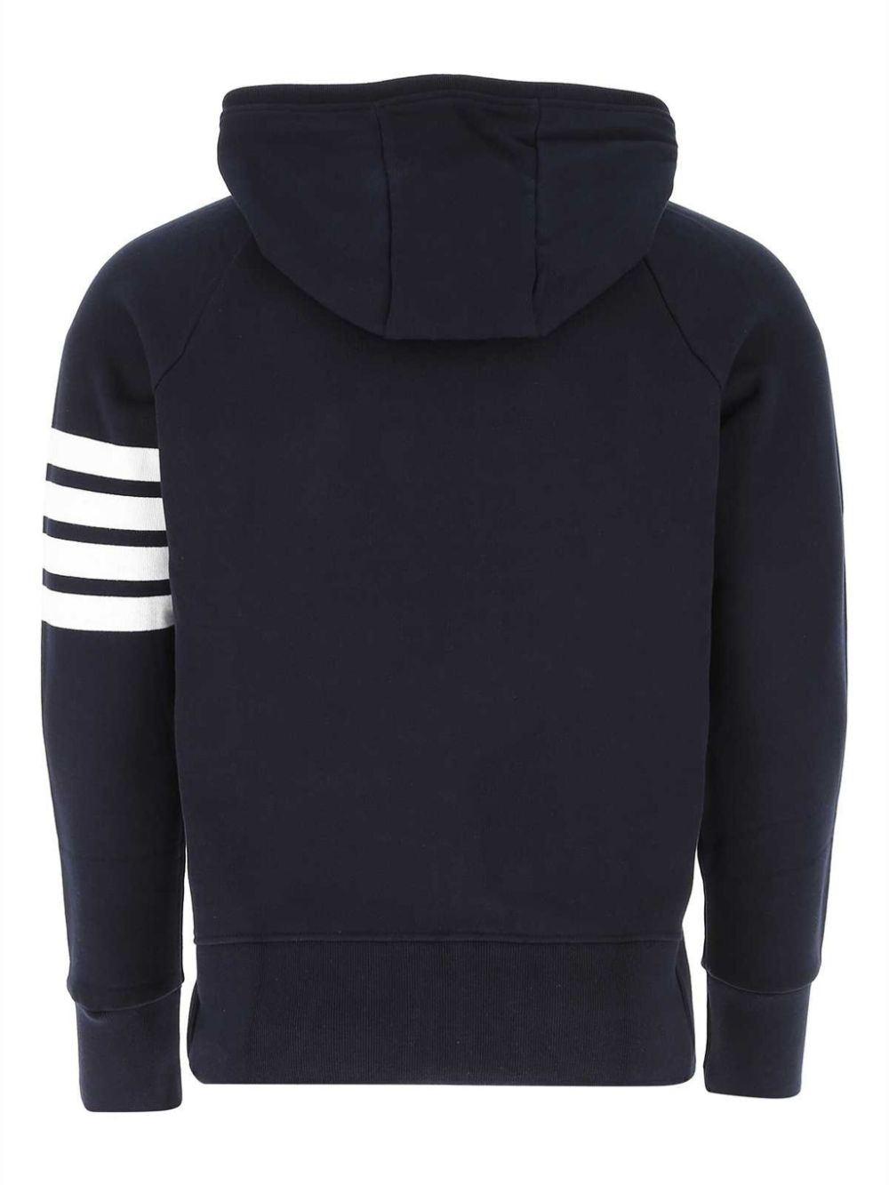 4-Bar jersey zip-up hoodie - 2