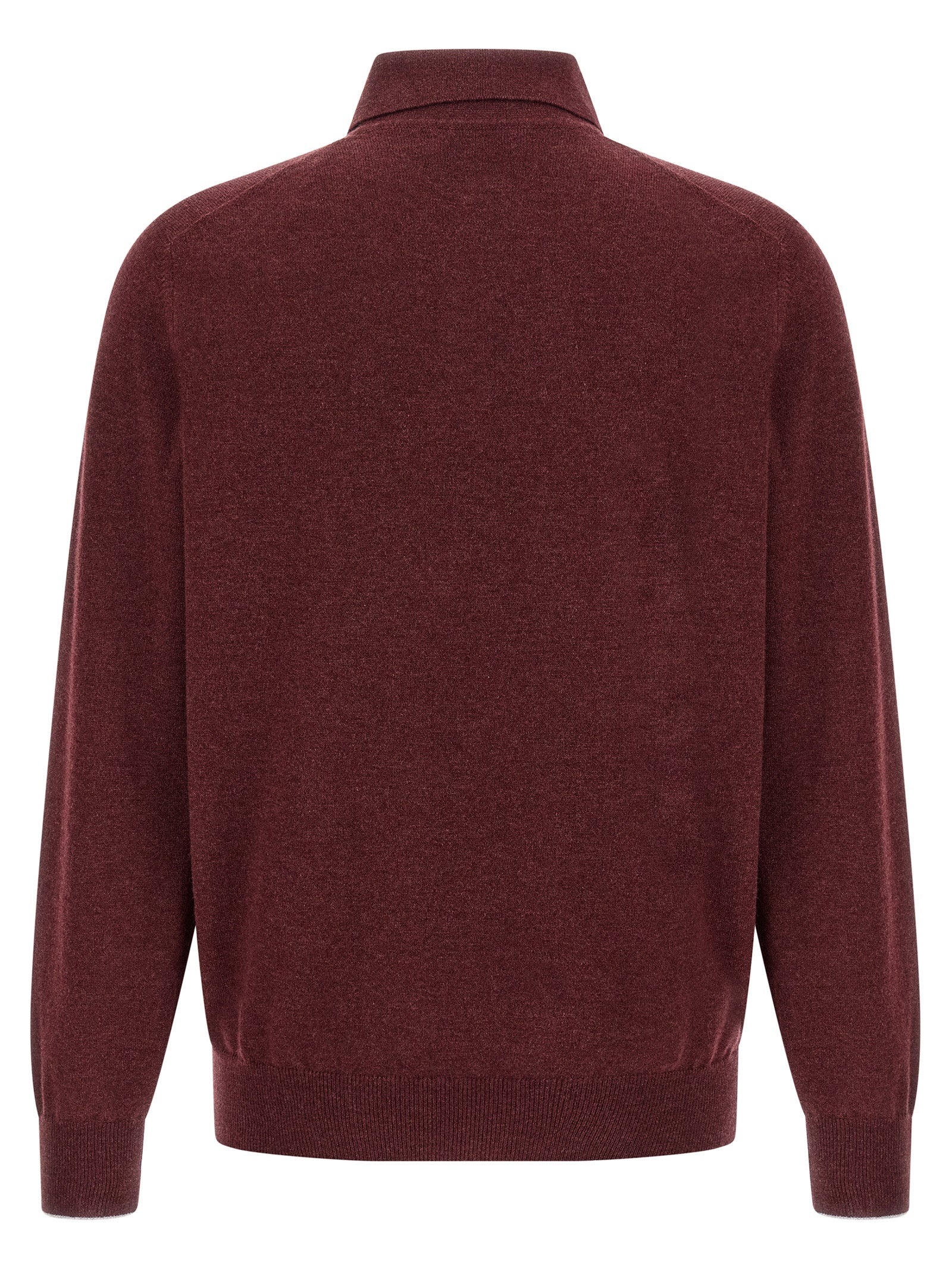 Cashmere Shirt Polo Bordeaux - 2