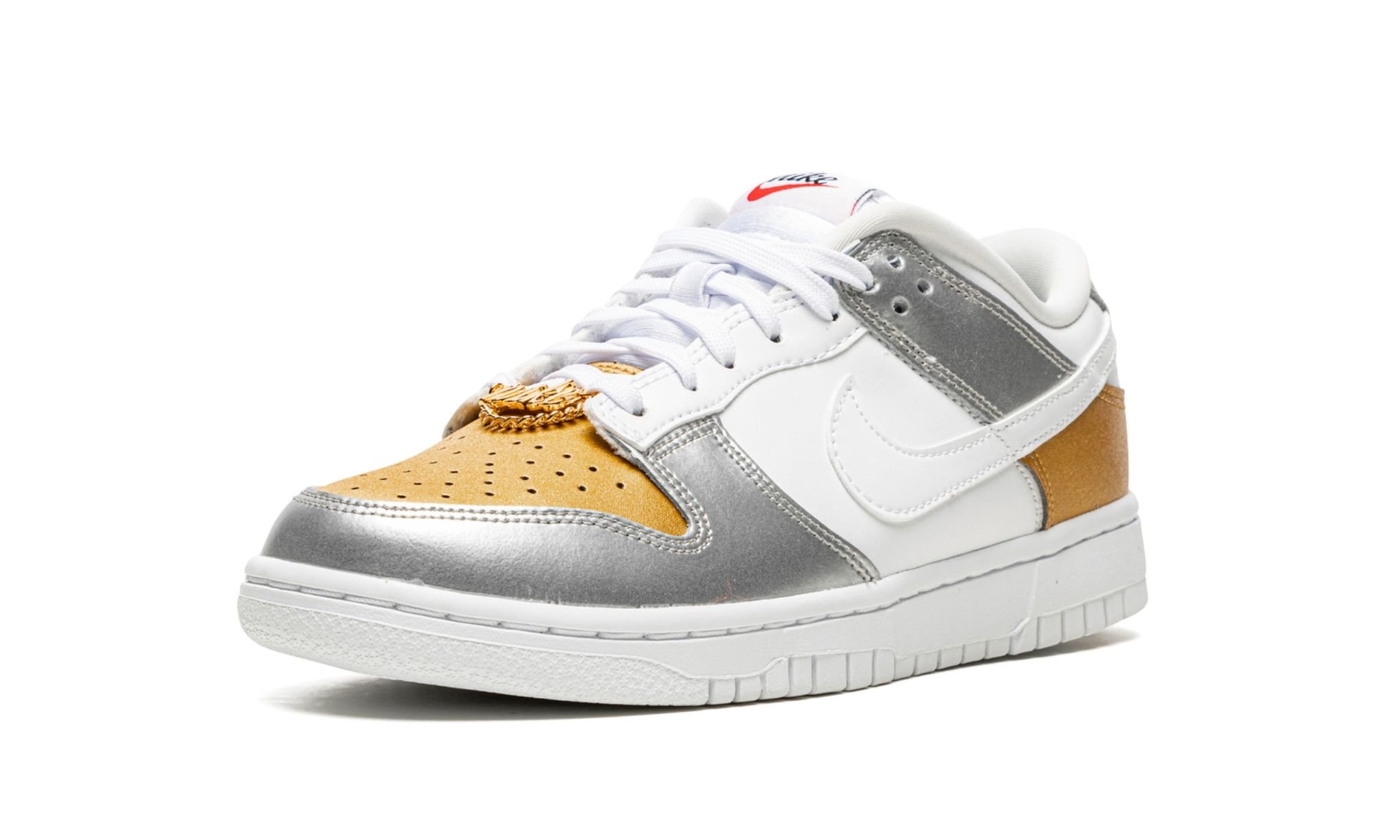 Dunk Low WMNS "Gold White Silver" - 4