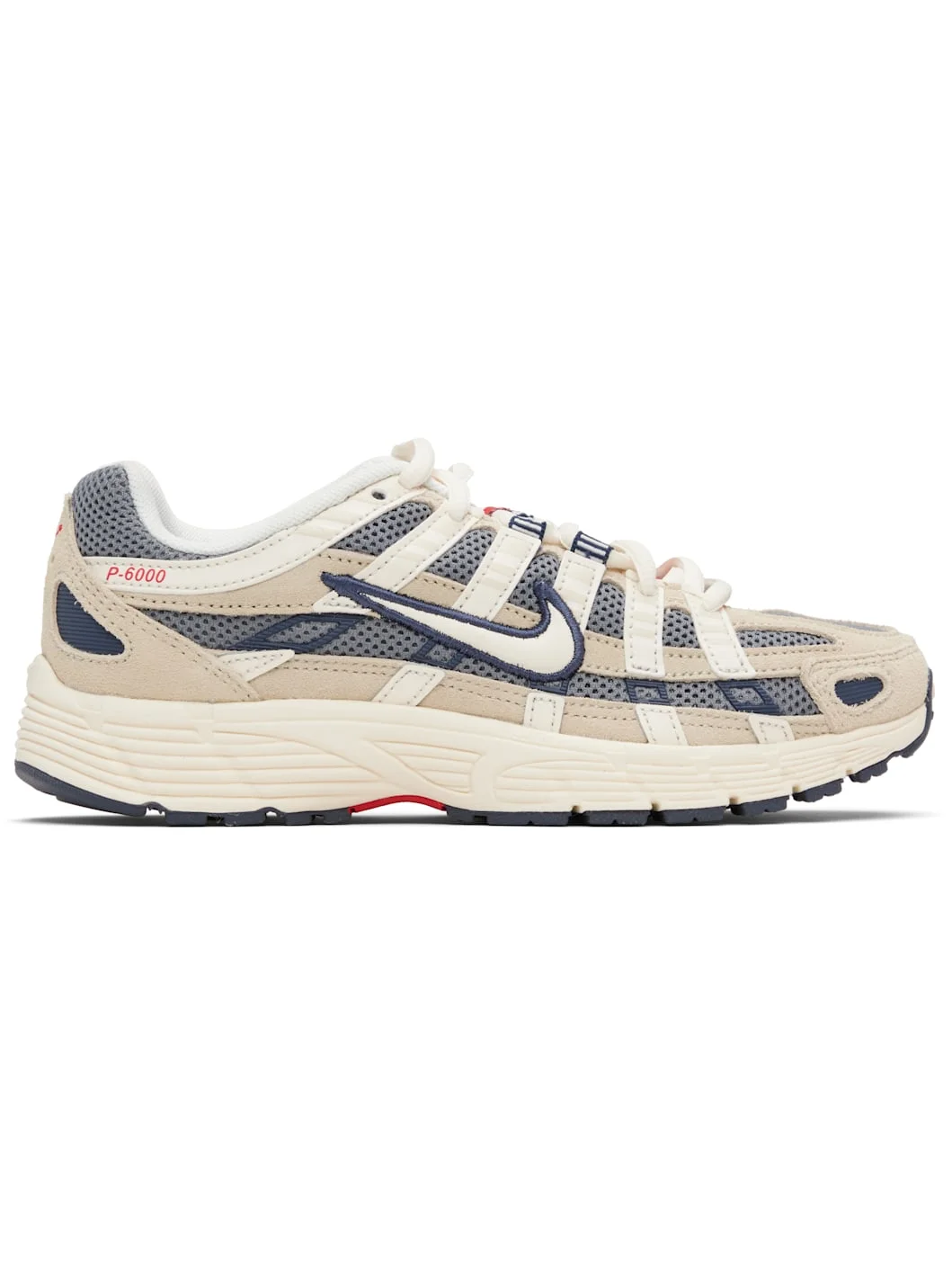 Gray & Taupe P-6000 Suede Sneakers - 1