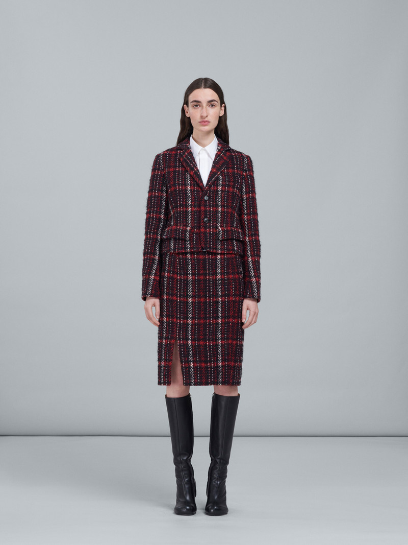 Marni SPECKLED TWEED TULIP SKIRT outlook