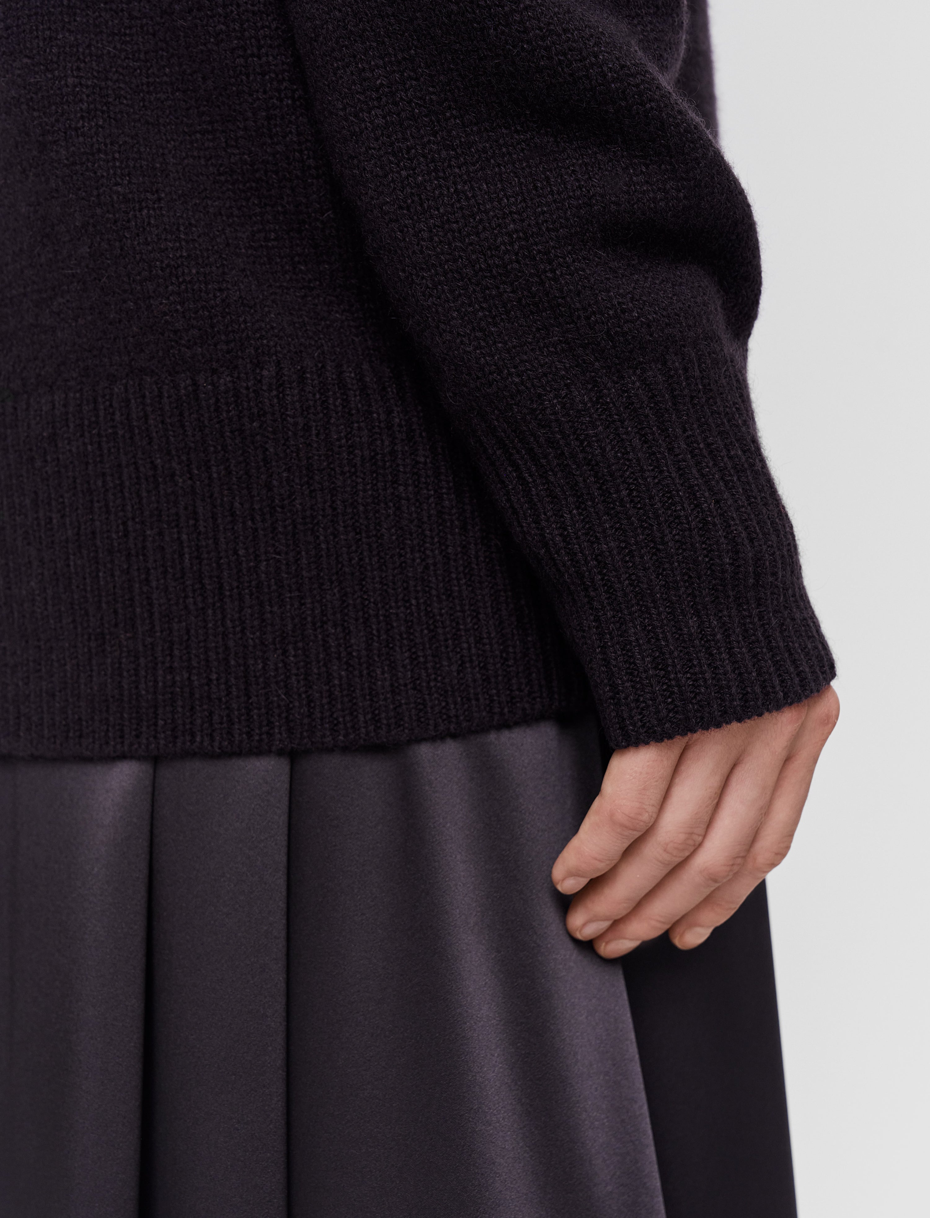 Luxe Cashmere High Neck Jumper - 5