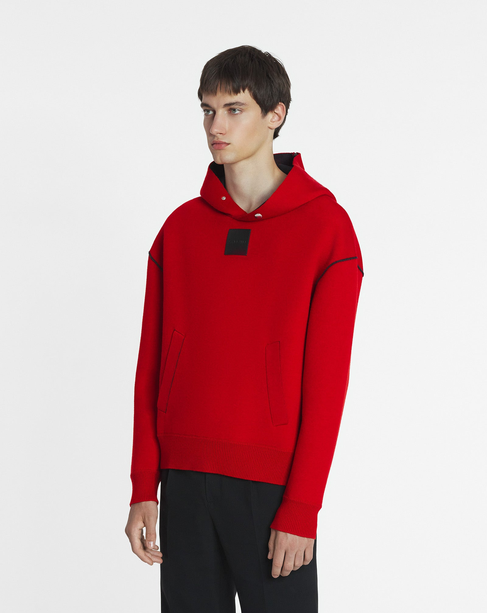 BAGGY WOOL HOODIE - 3