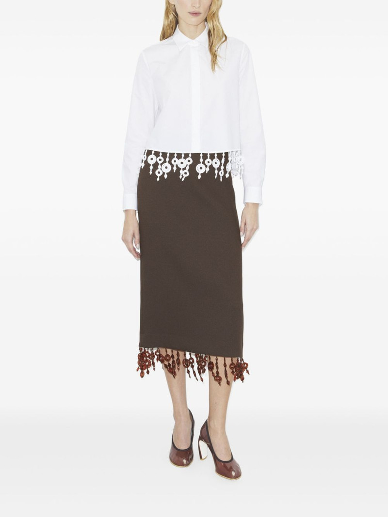TORY BURCH crystal-embellished shirt outlook