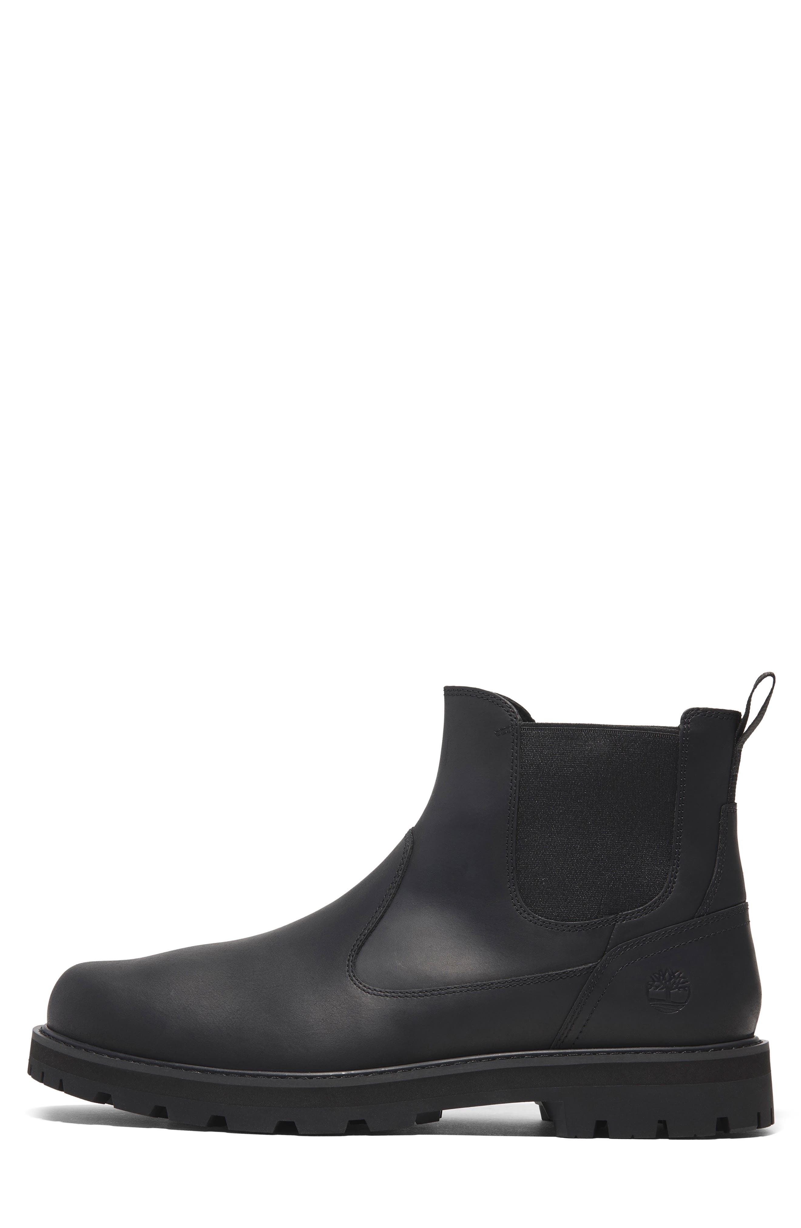 Timberland Britton Road Mid Chelsea Boot in Black Full Grain at Nordstrom - 9
