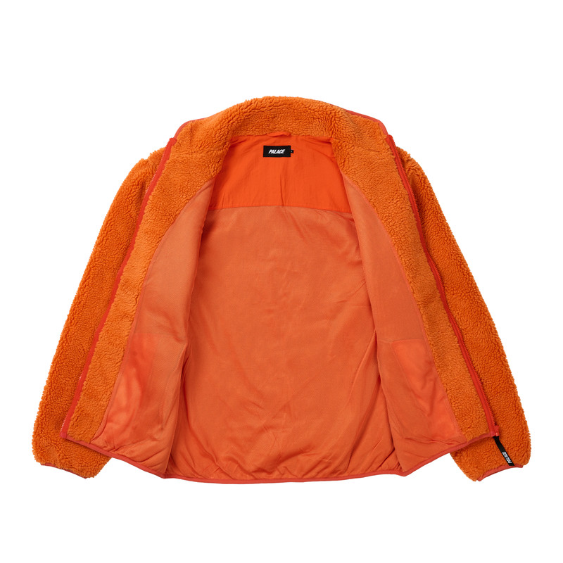 PALACE INDOOR FUNNEL FLEECE ORANGE outlook