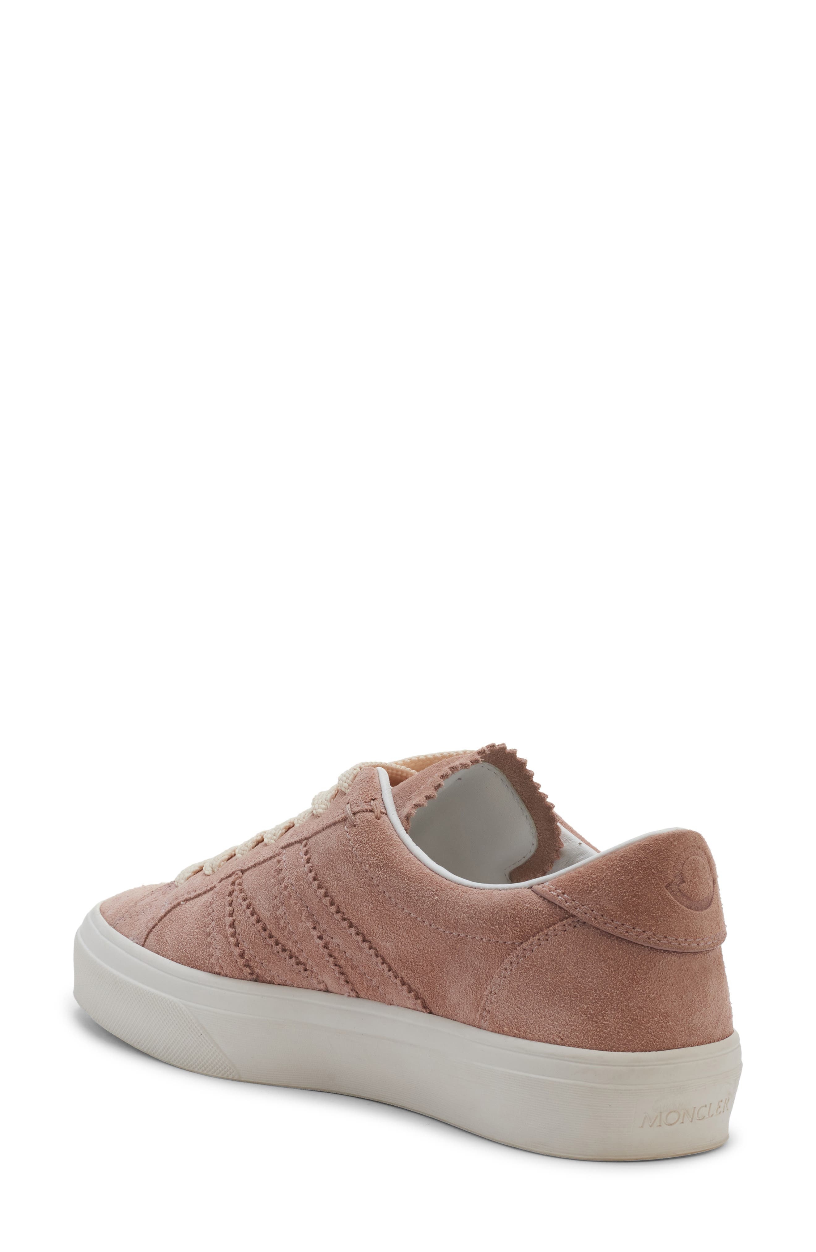 Moncler Monaco 2 Low Top Sneaker in Rose Dust at Nordstrom - 2