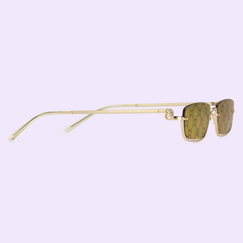 GUCCI Rectangular-frame sunglasses outlook