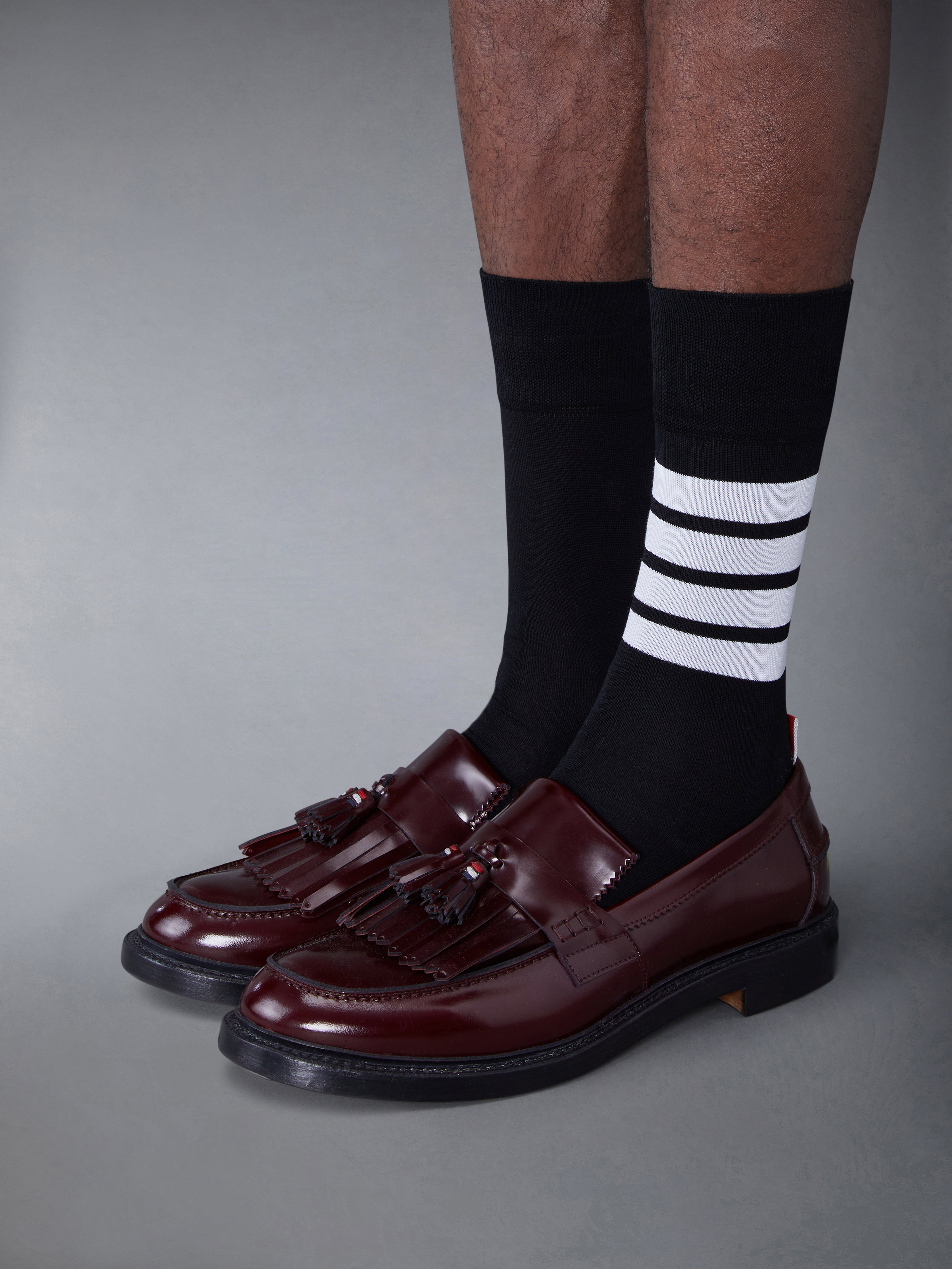 Soft Spazzolato Goodyear Sole Tassel Kilt Loafer - 4