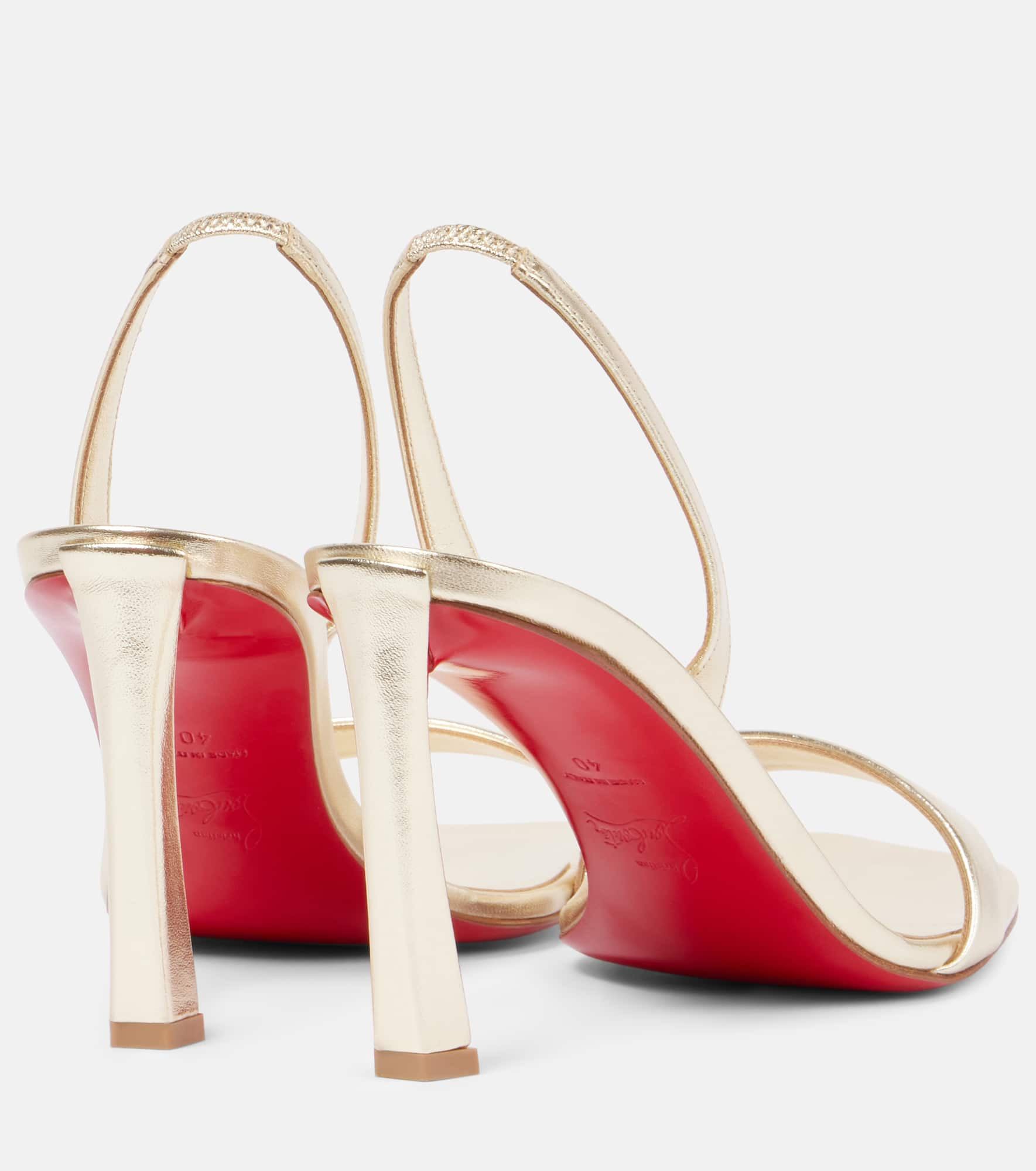 O Condora 85 patent leather sandals - 2