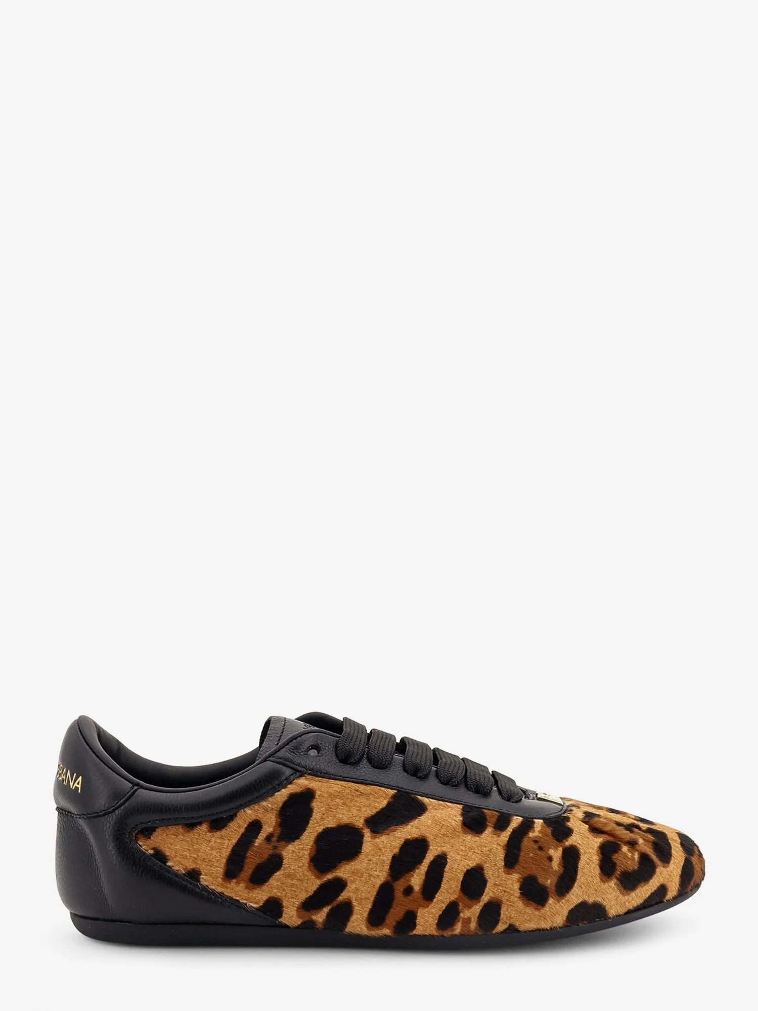 Dolce & Gabbana Ponyskin Sneakers With Metal Dg Logo - 1