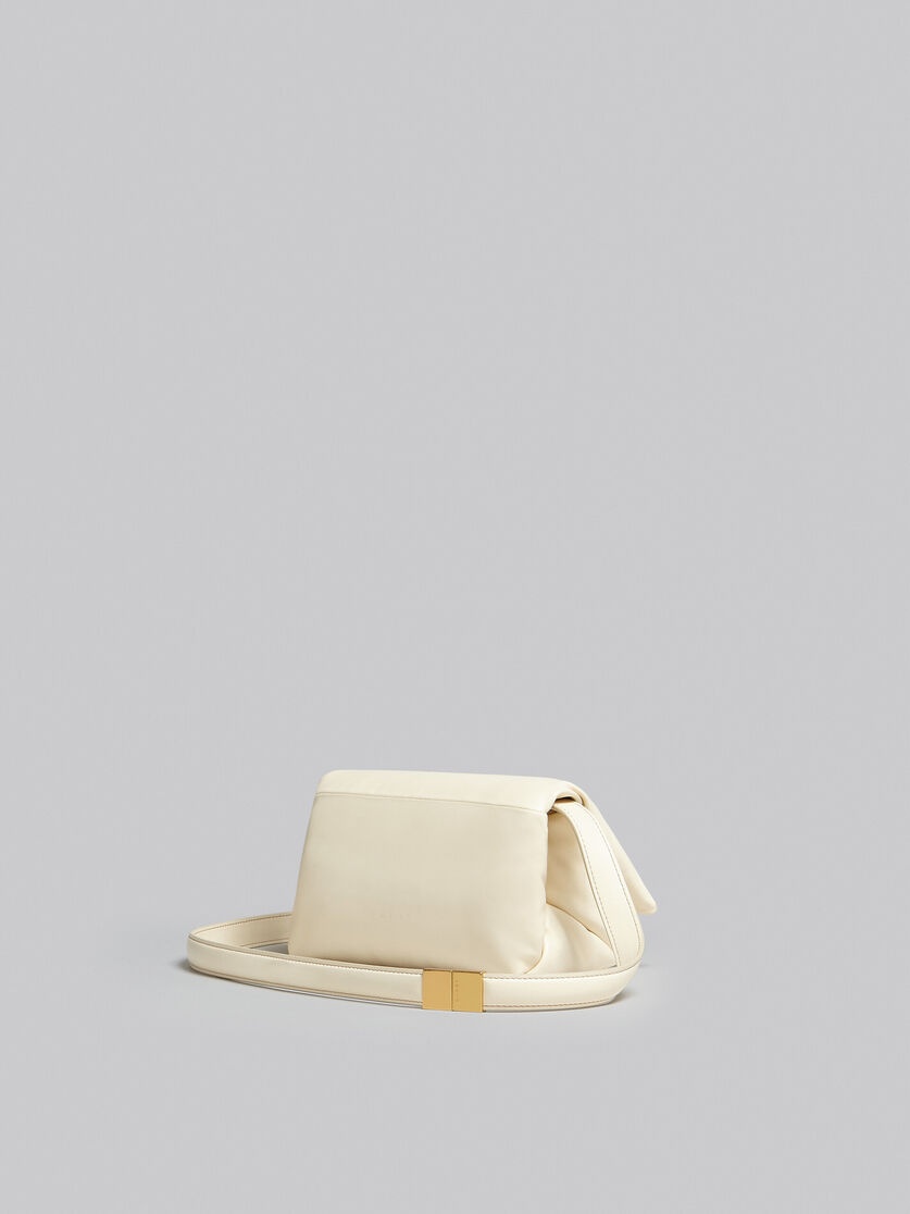 SMALL WHITE LEATHER PRISMA BAG - 3