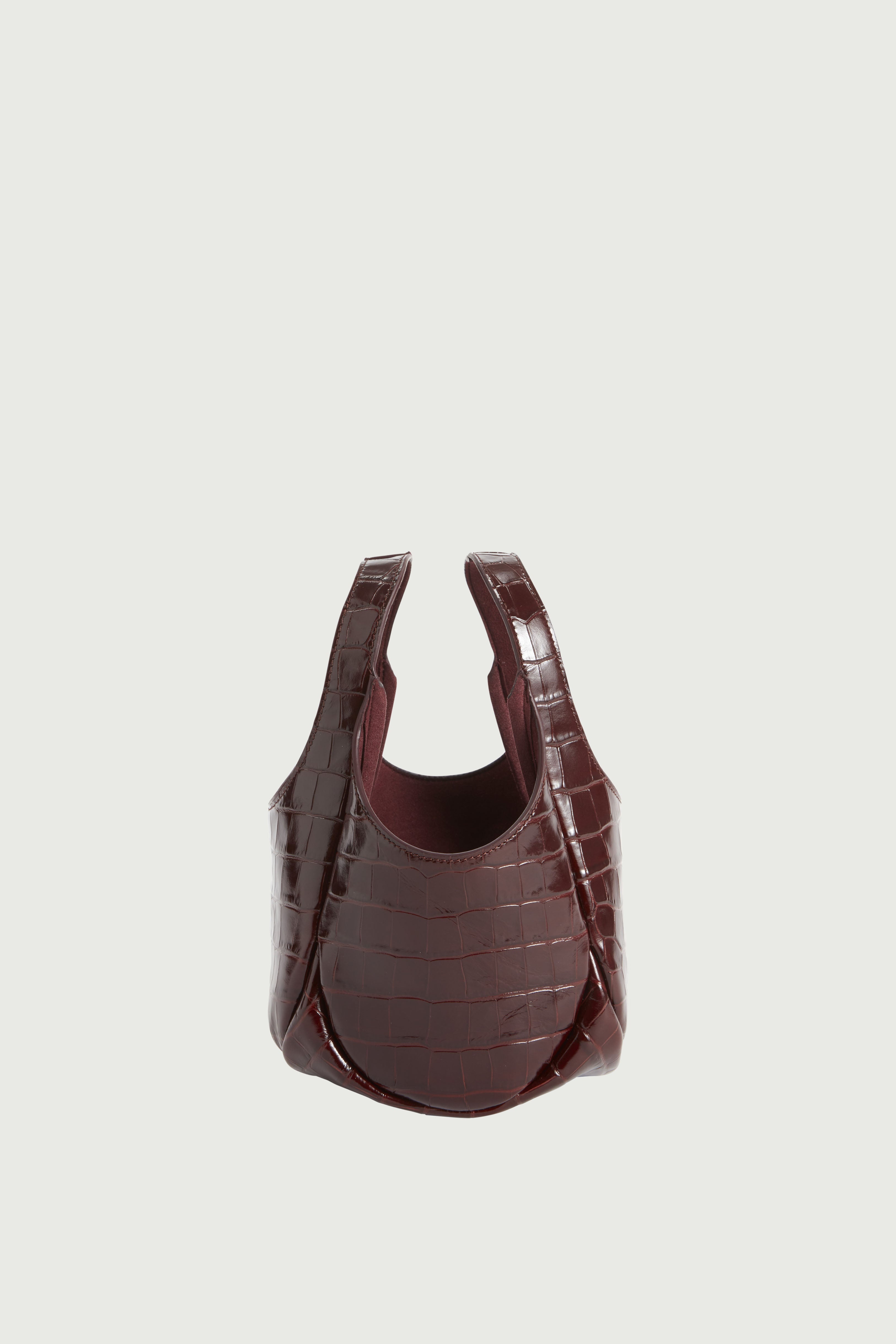 Croco Mini Bucket Swipe Bag - 4