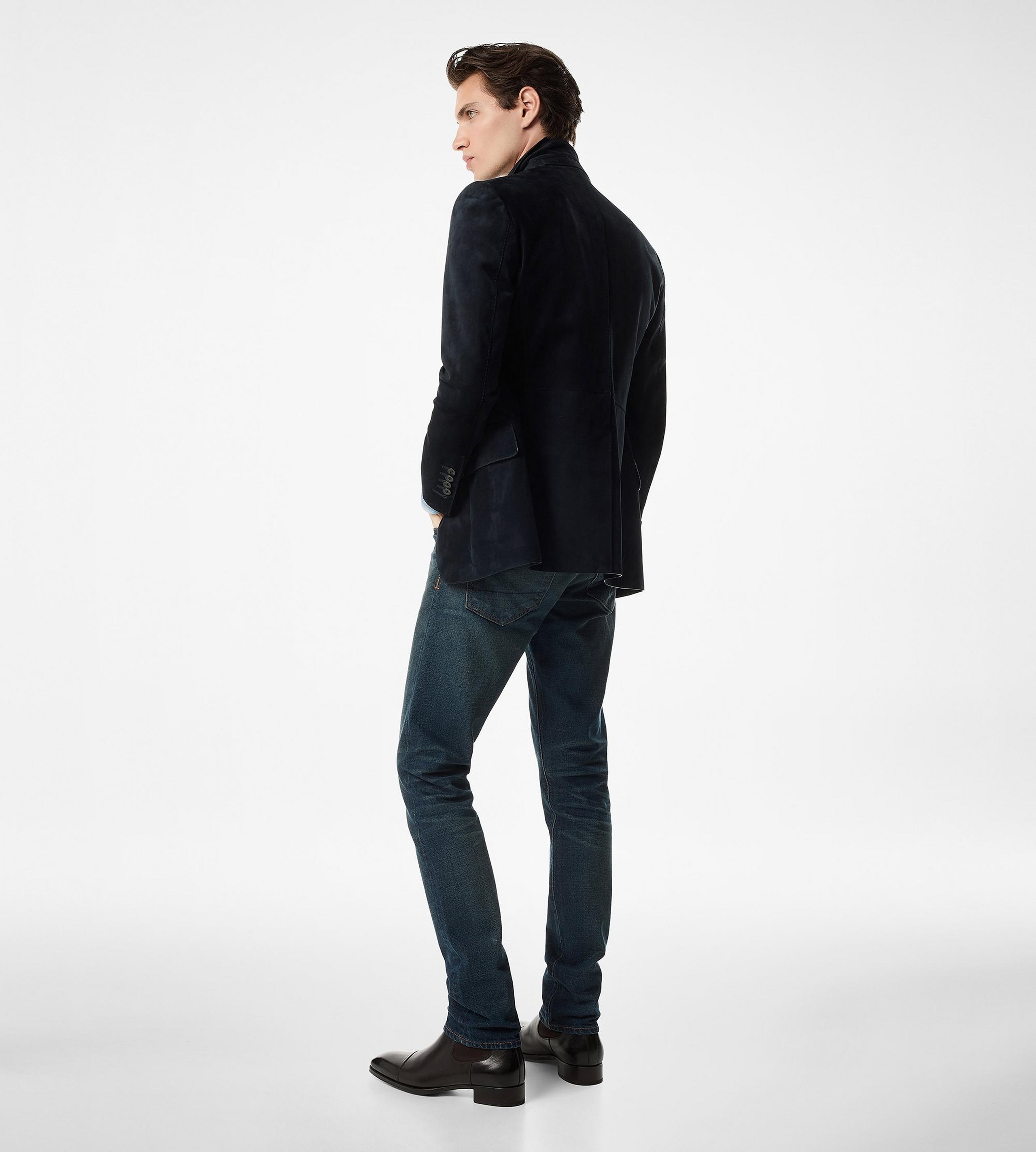 CASHMERE SUEDE SARTORIAL BLAZER - 3