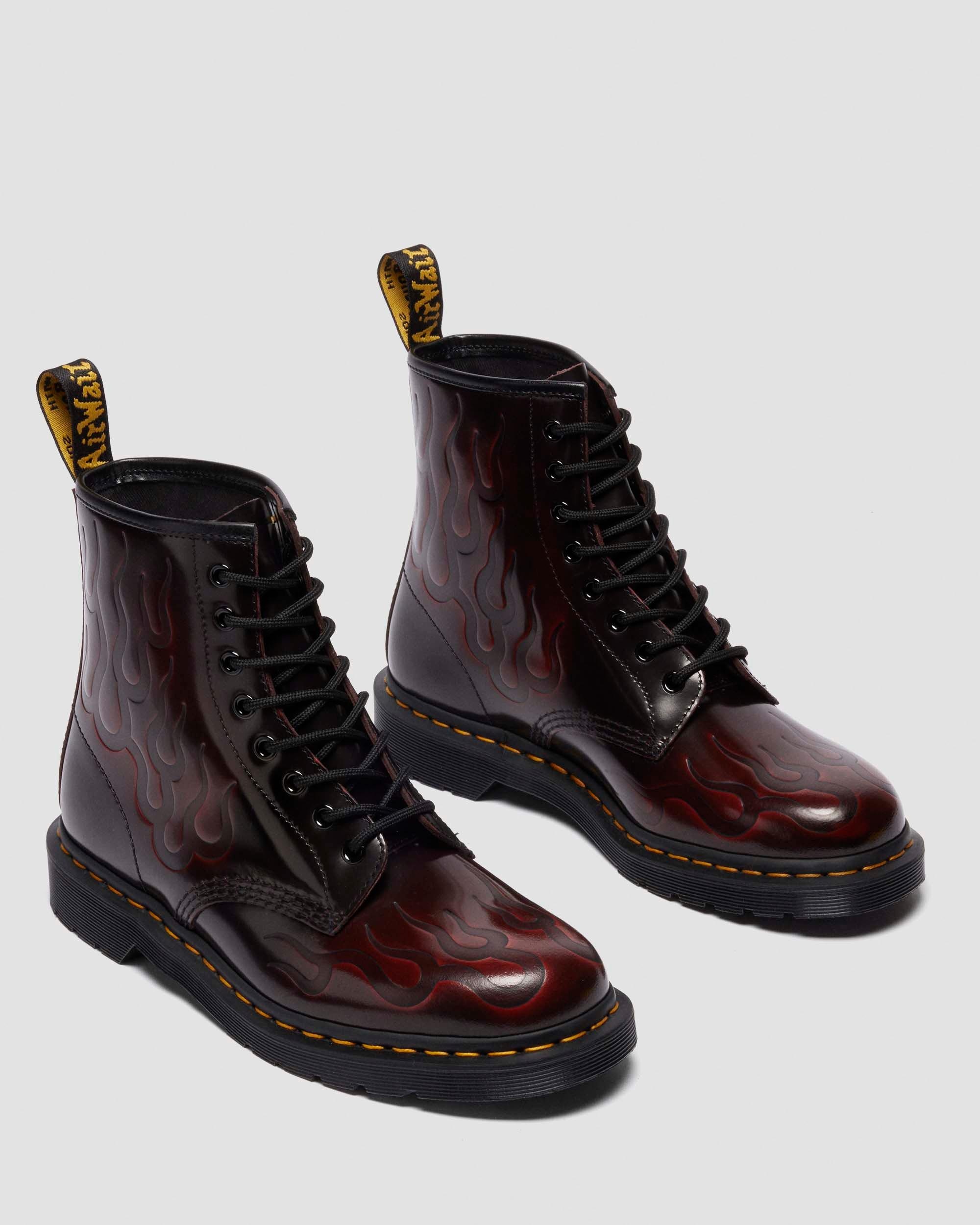1460 Inferno Arcadia Rub Off Leather Boots - 9