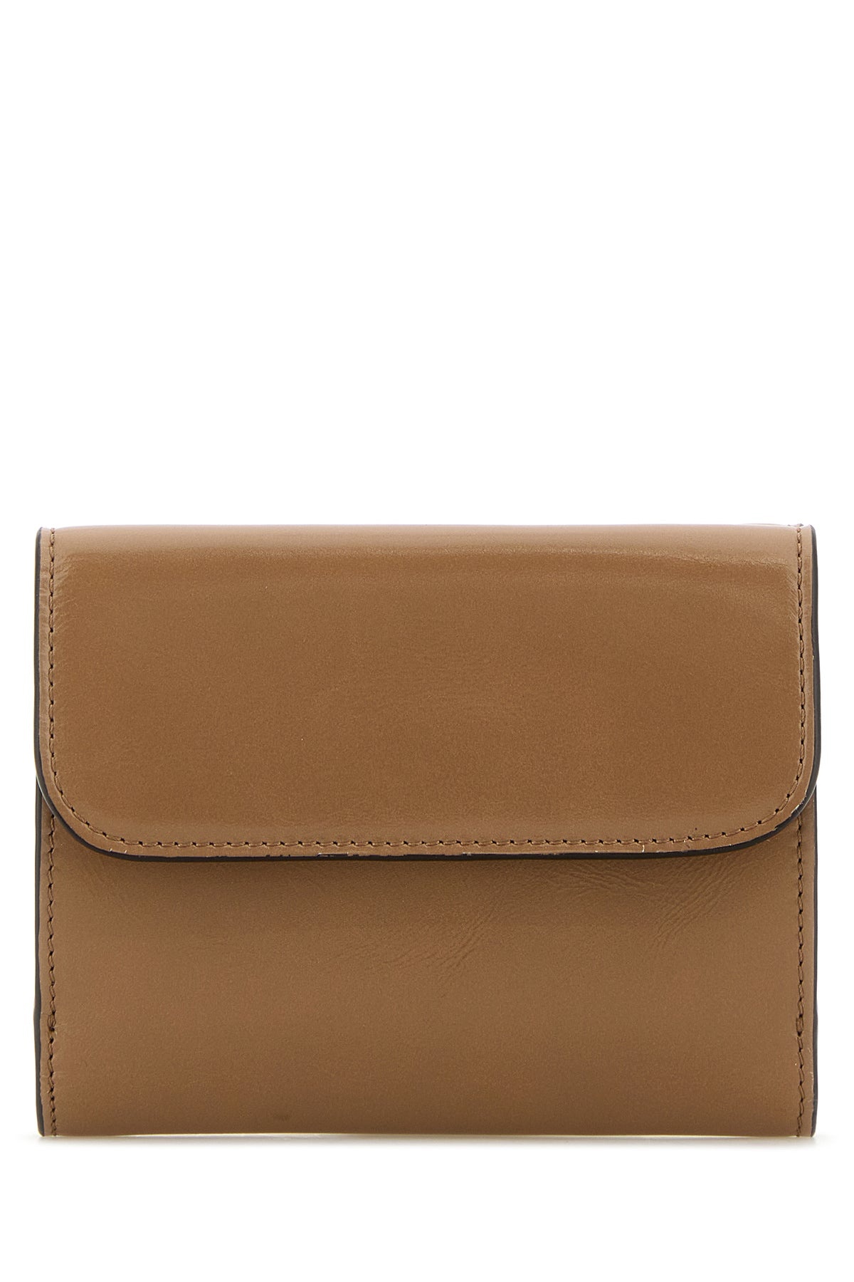 Antiqued pink leather wallet - 3