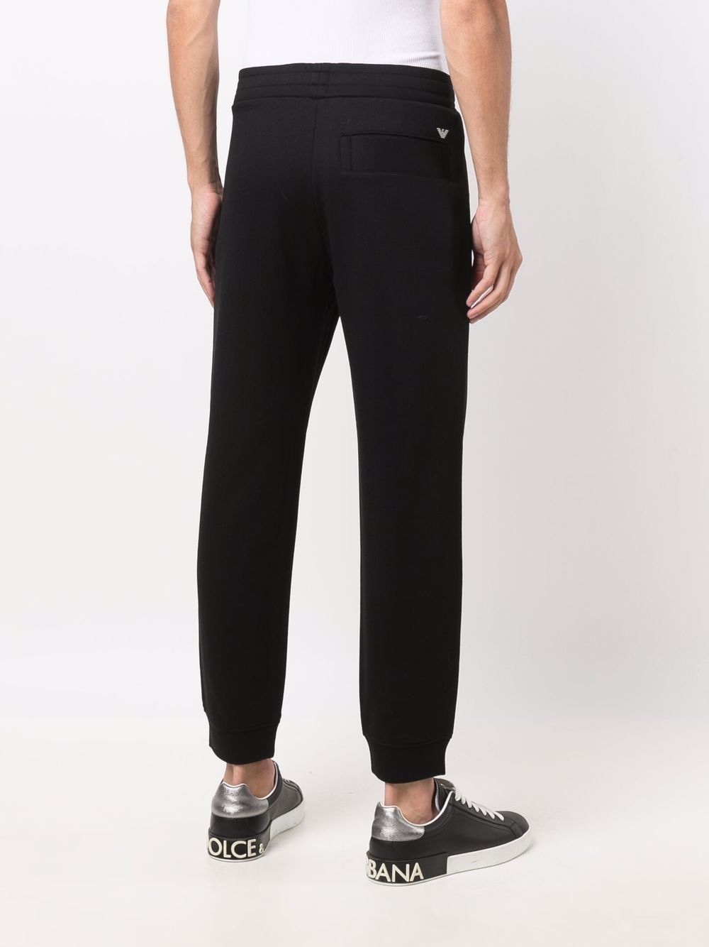 elasticated track pants - 4