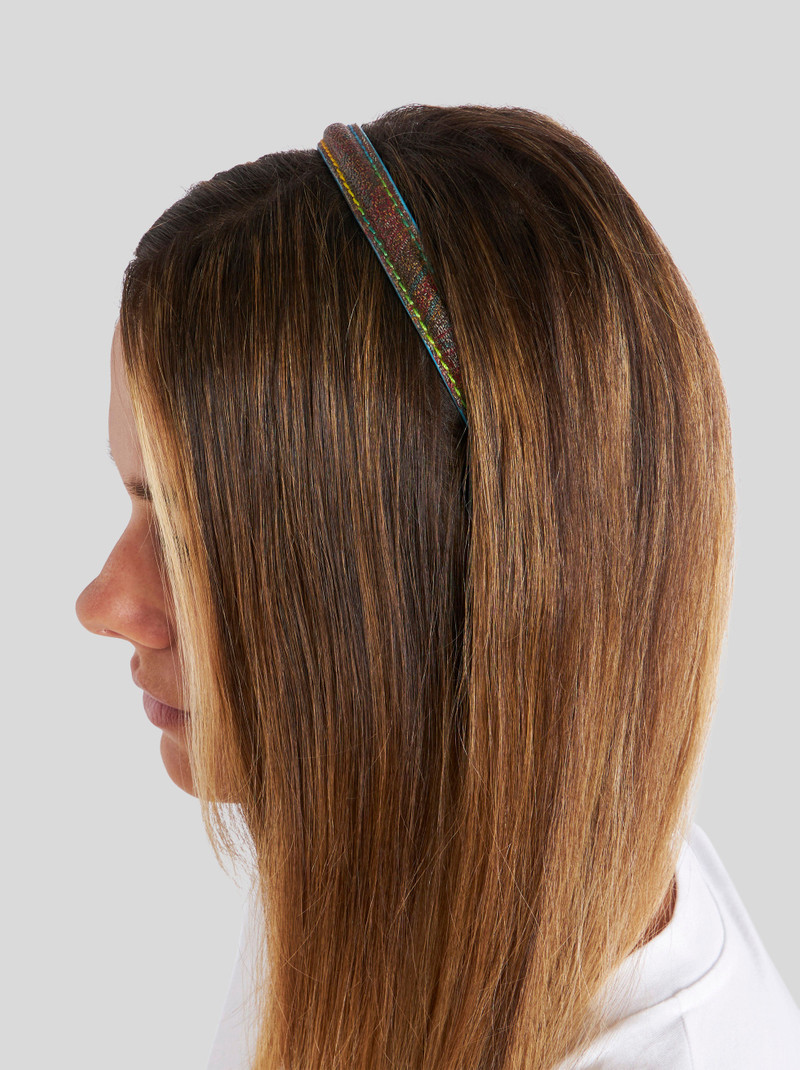 Etro PAISLEY HAIR BAND WITH MULTI-COLOURED DETAILS outlook