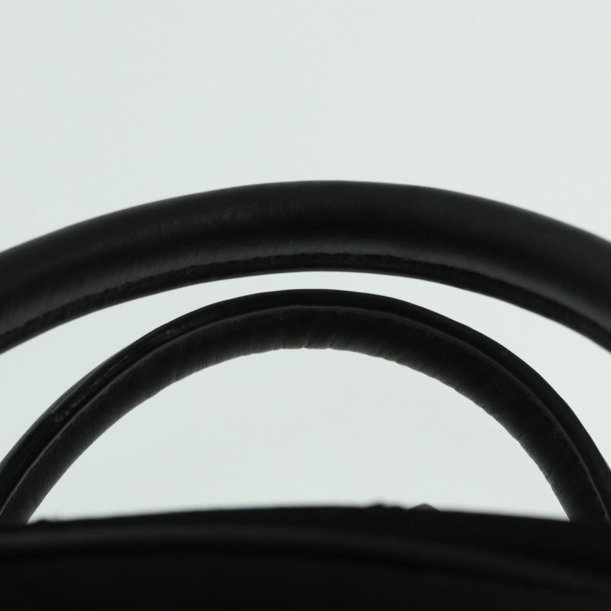 Burberry Hand Bag Nylon Black Silver - 9
