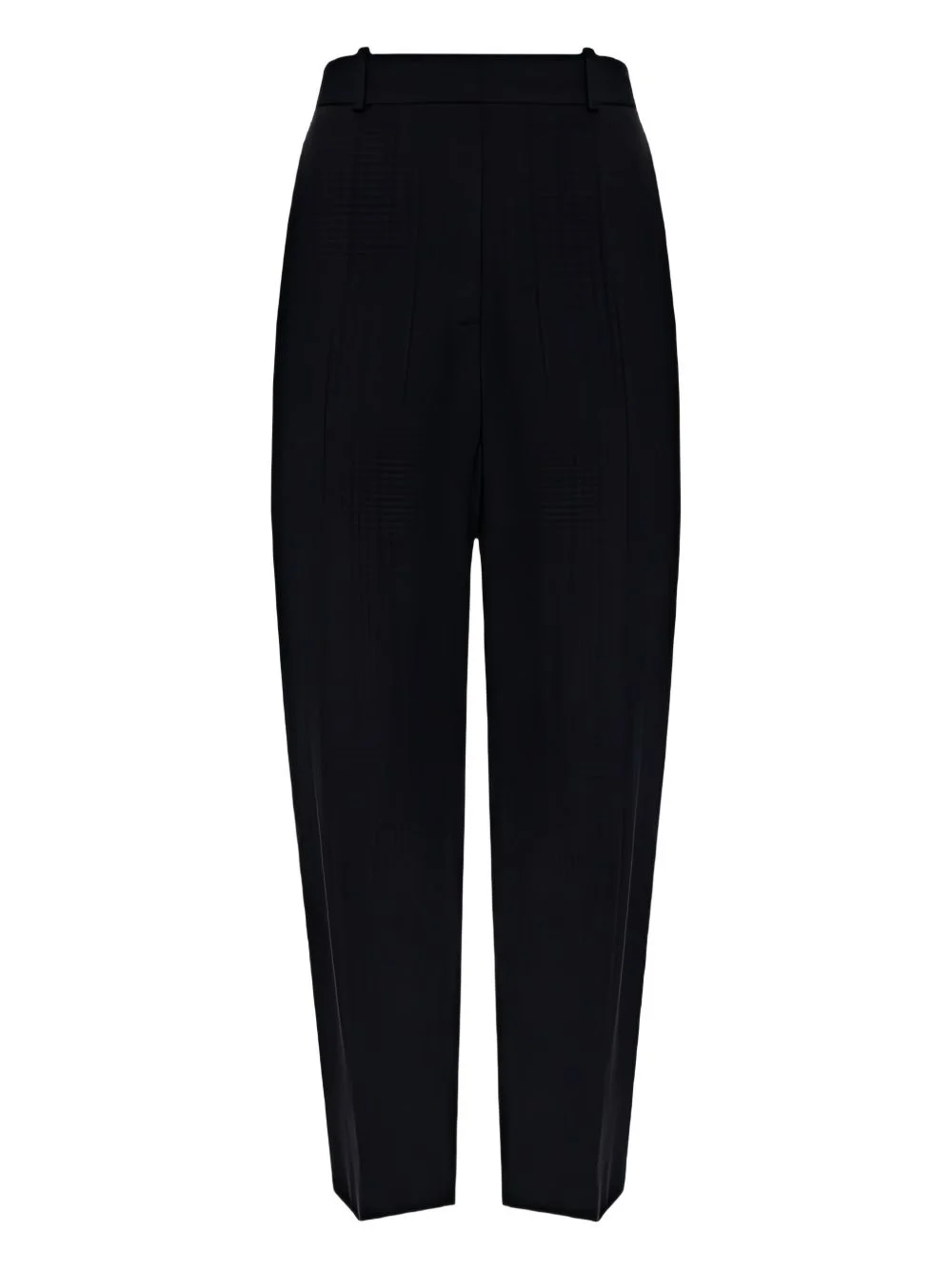 high-waisted tapered trousers - 1