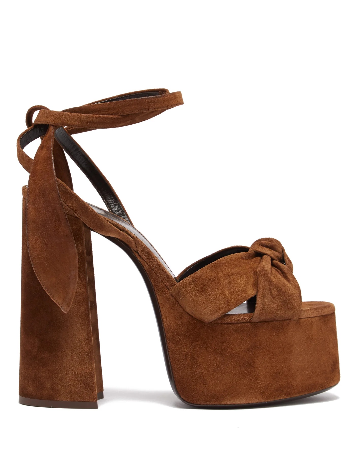 Bianca suede platform sandals - 1