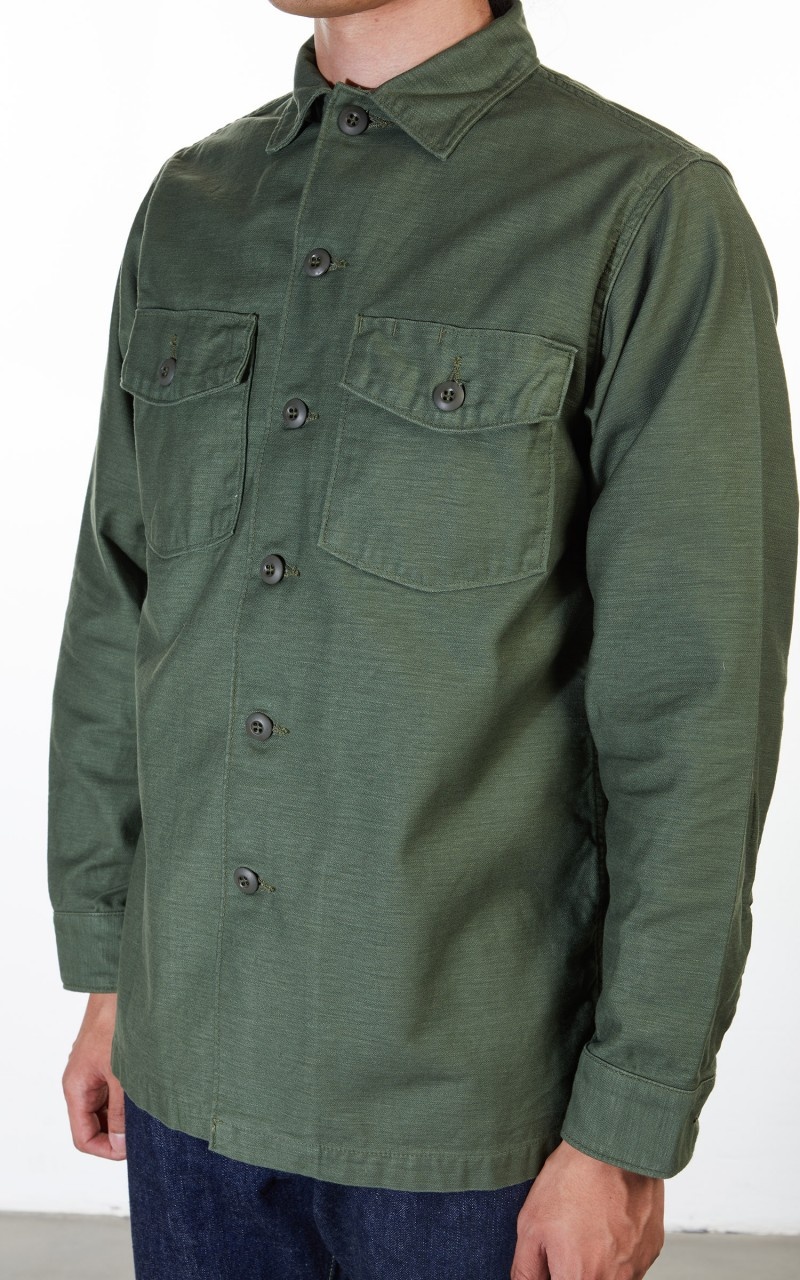 US ARMY FATIGUE SHIRT ARMY GREEN - 7