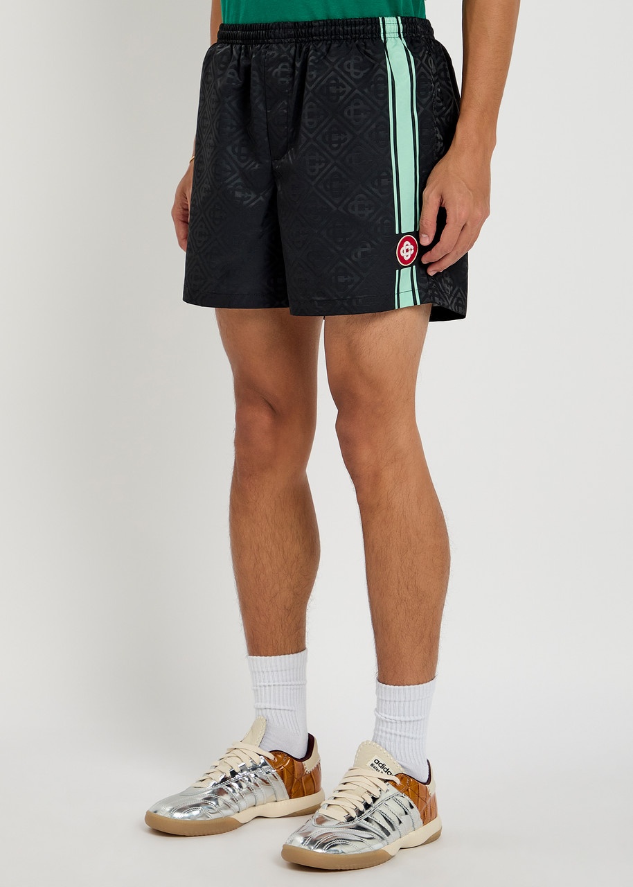 Casablanca Logo-monogrammed Jacquard Shell Swim Shorts - 2