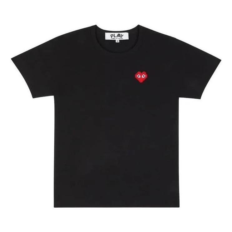 (WMNS) COMME des GARCONS PLAY FW25 x Invader Heart T-Shirt 'Black' AZ-T321-051-1 - 1