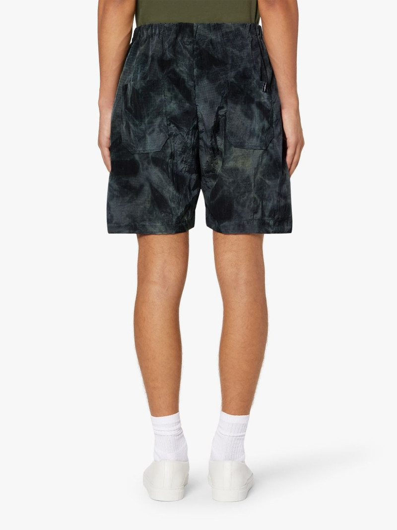 CAPTAIN BLACK TIE DYE NYLON SHORTS | GTM-223 4