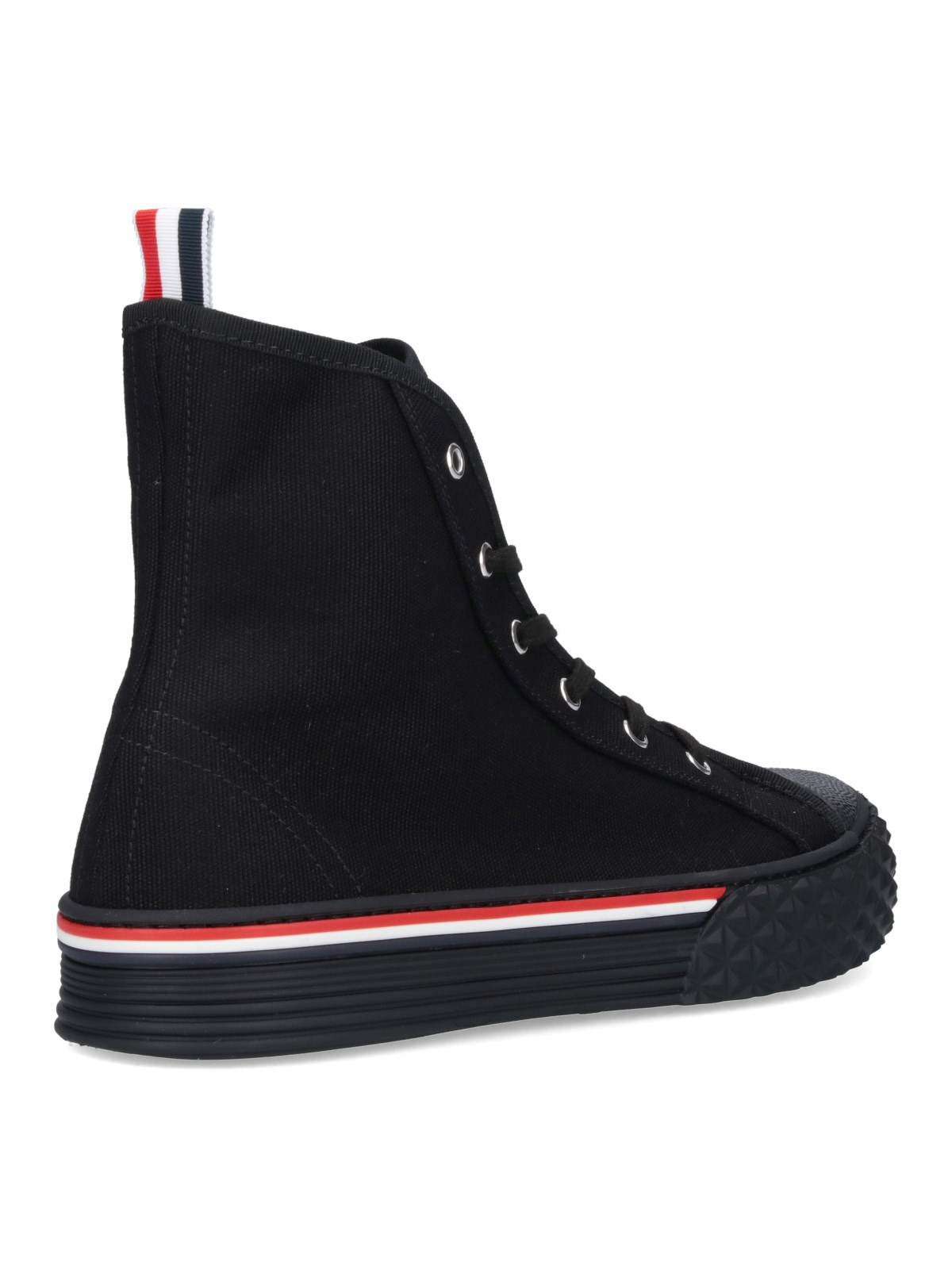 TRICOLOR DETAIL HIGH SNEAKERS - 4
