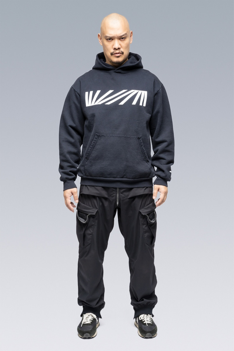 FIS8-RS Cotton Hooded Sweatshirt Black 1