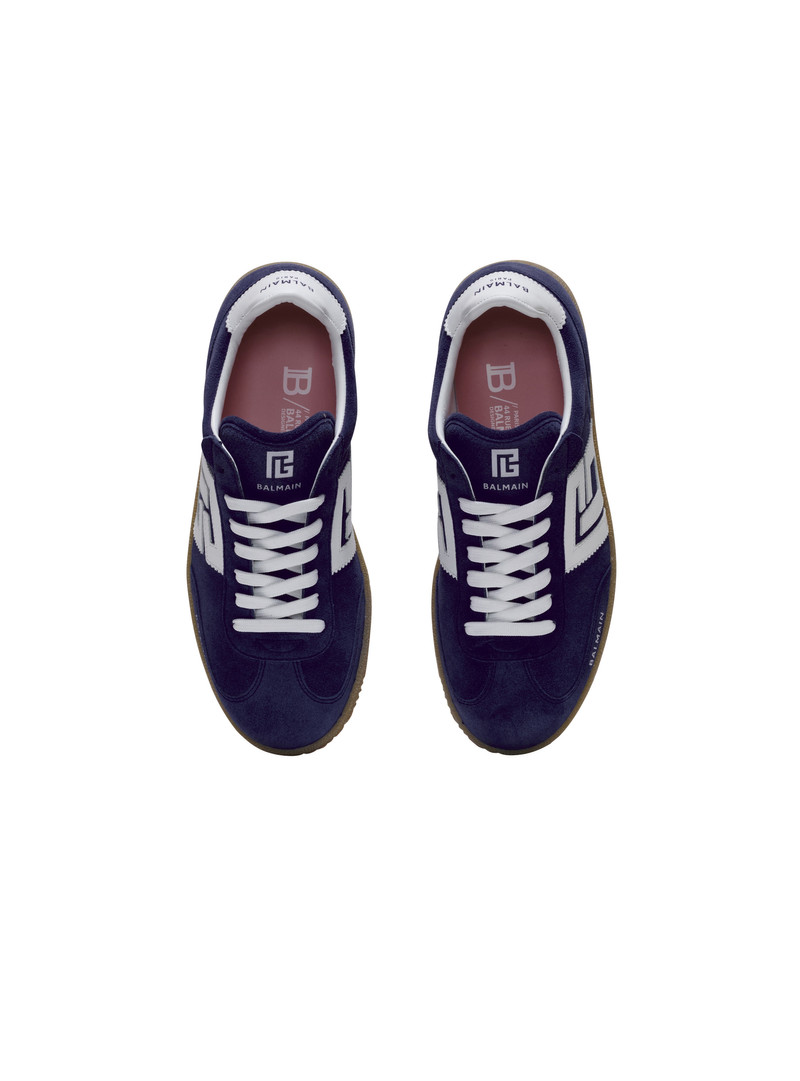 Suede Balmain Swan trainers 3
