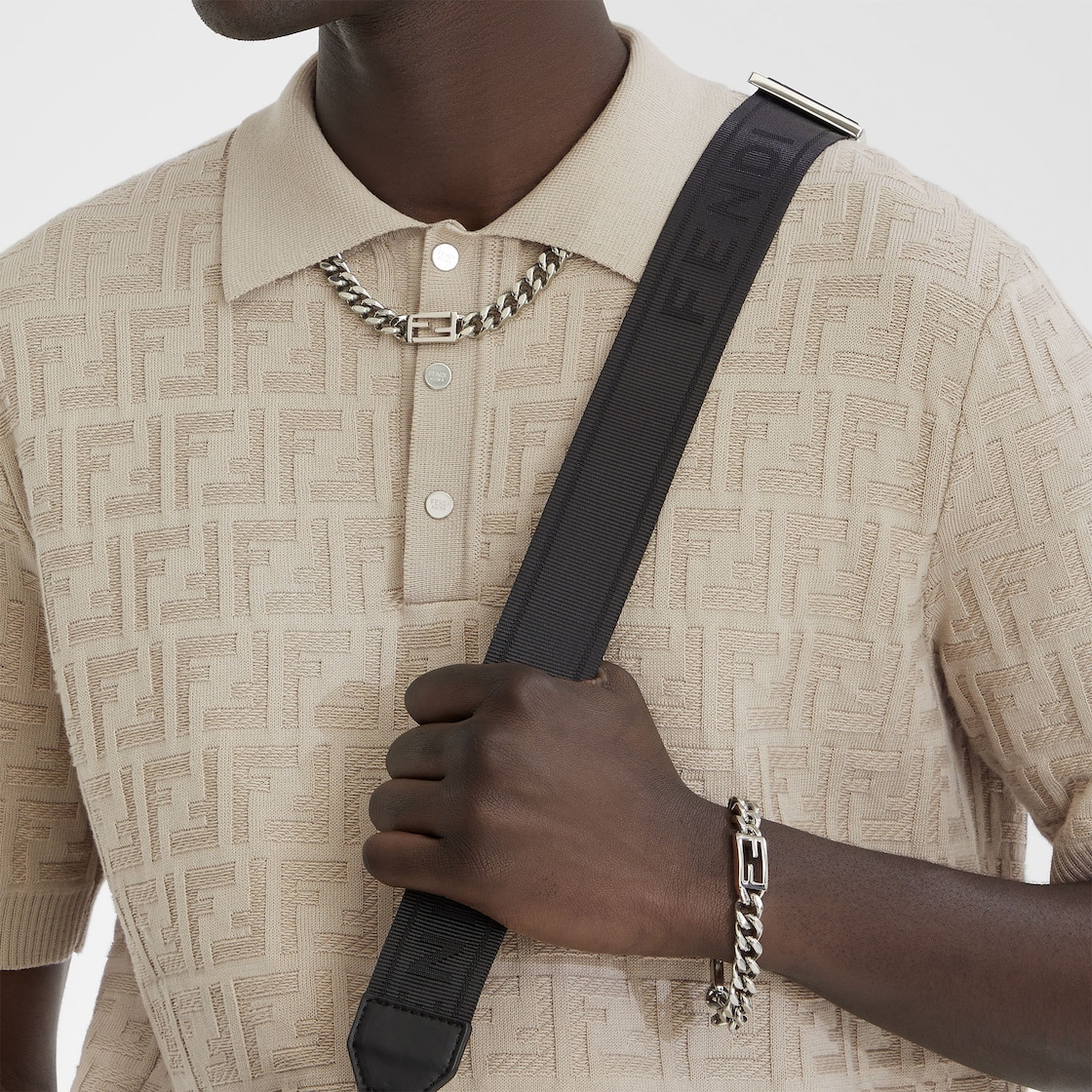 Silver-colored necklace - 3