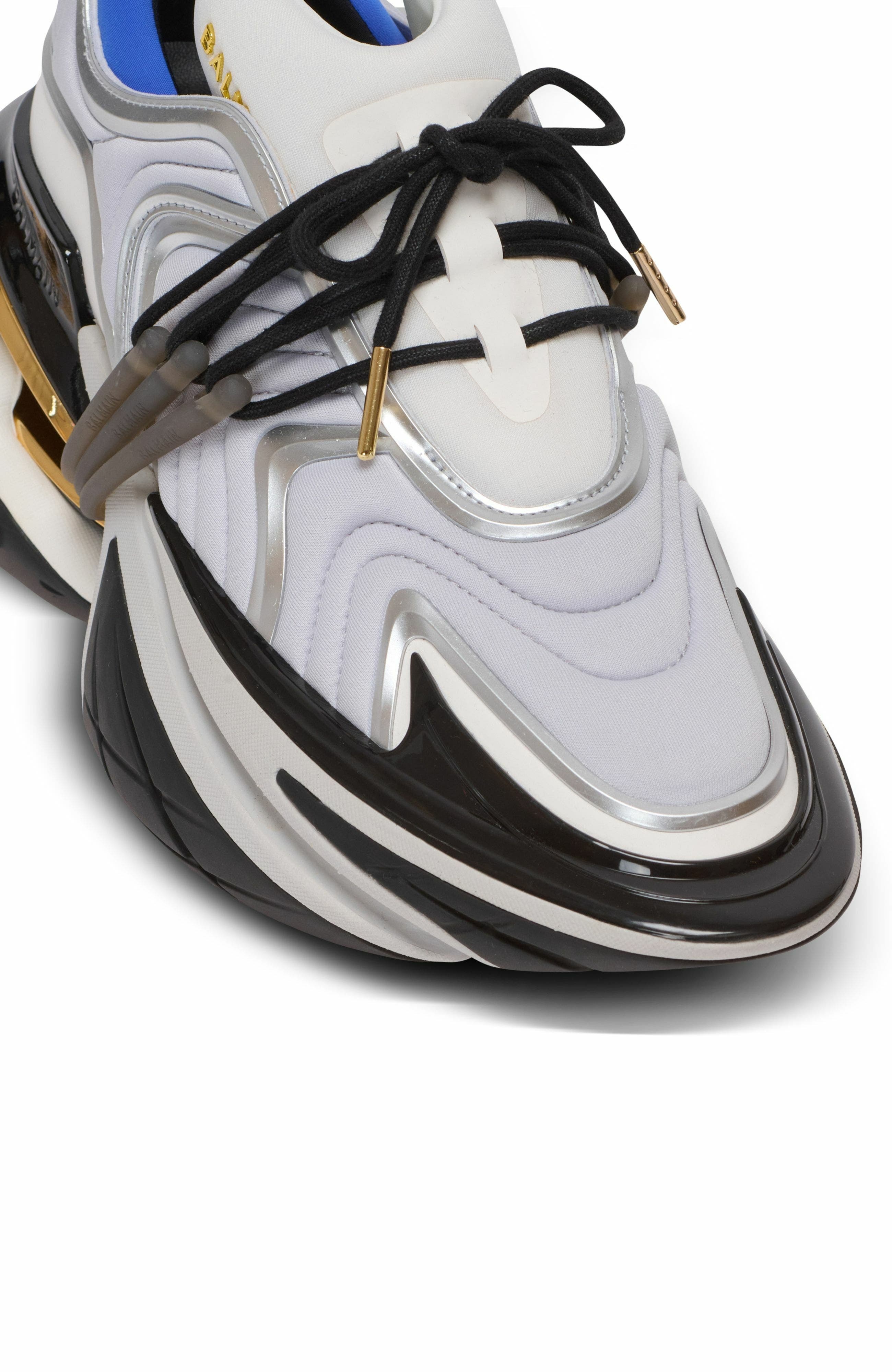 Balmain Unicorn Wave trainers in neoprene in Grey at Nordstrom - 7