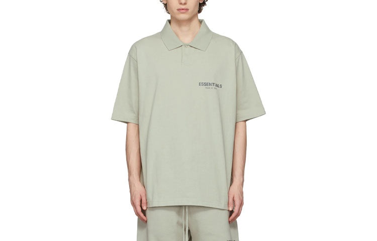 Fear of God Essentials FW21 SSENSE Polo Shirt 'Concrete' FOG-FW21-113 - 2