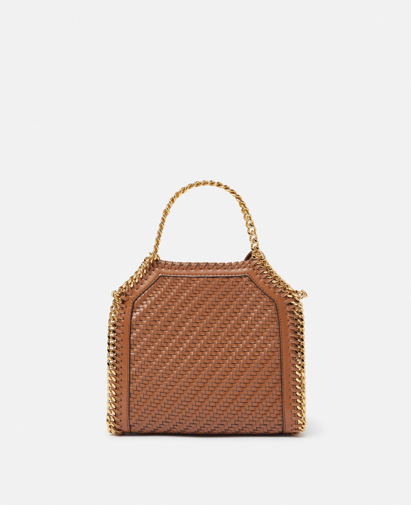 Falabella Woven Tiny Tote Bag 4