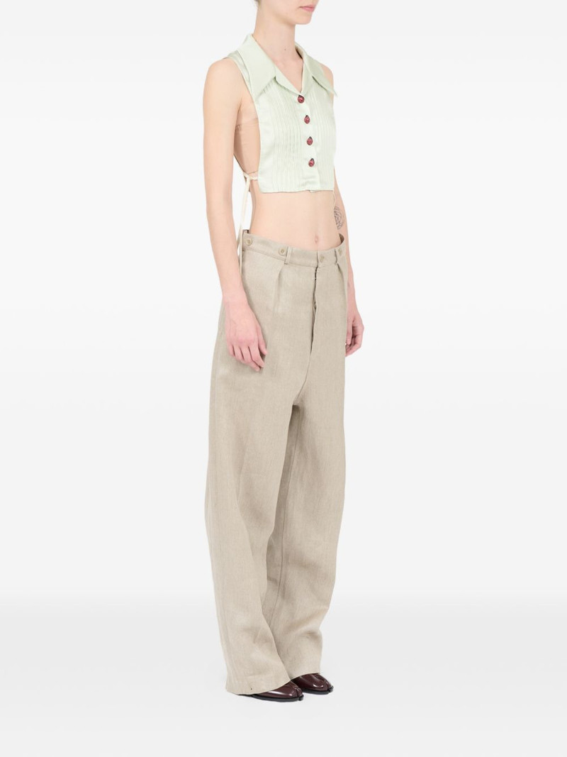 polo-collar vest 3