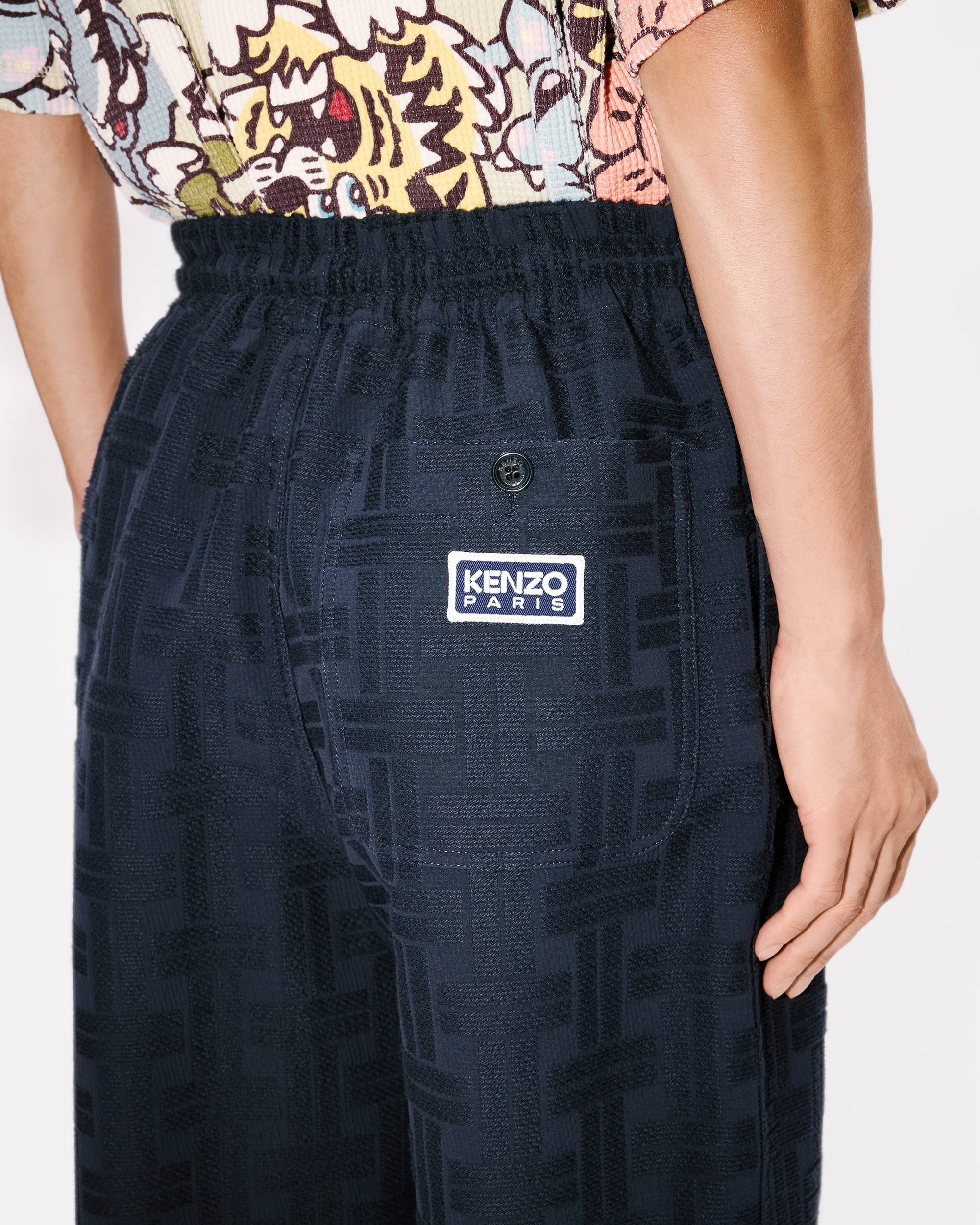 'KENZO Weave' jogpant in cotton jacquard - 6