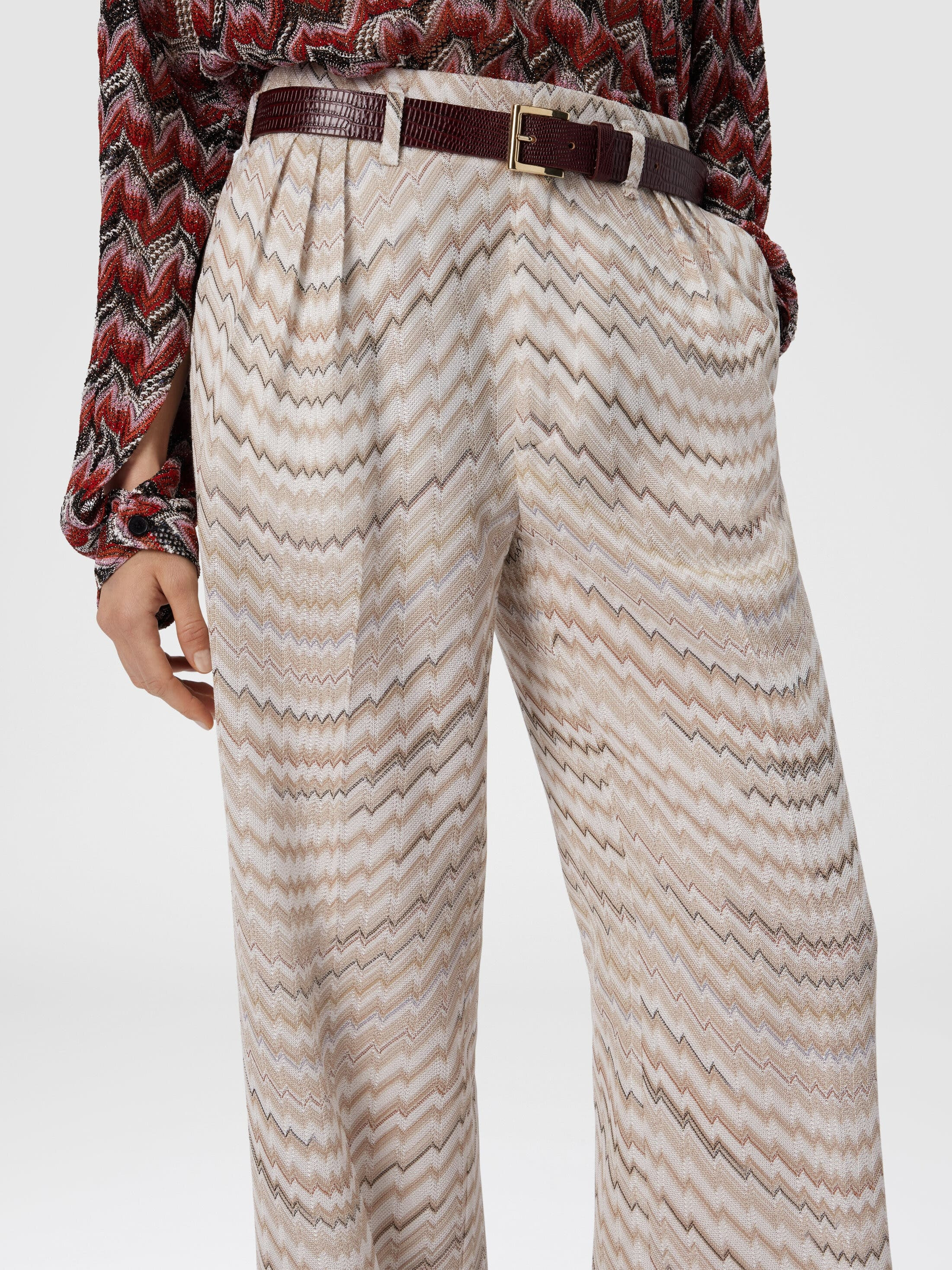 Missoni Mid-rise Tailored Pants With Zigzag Pattern in White at Nordstrom - 4