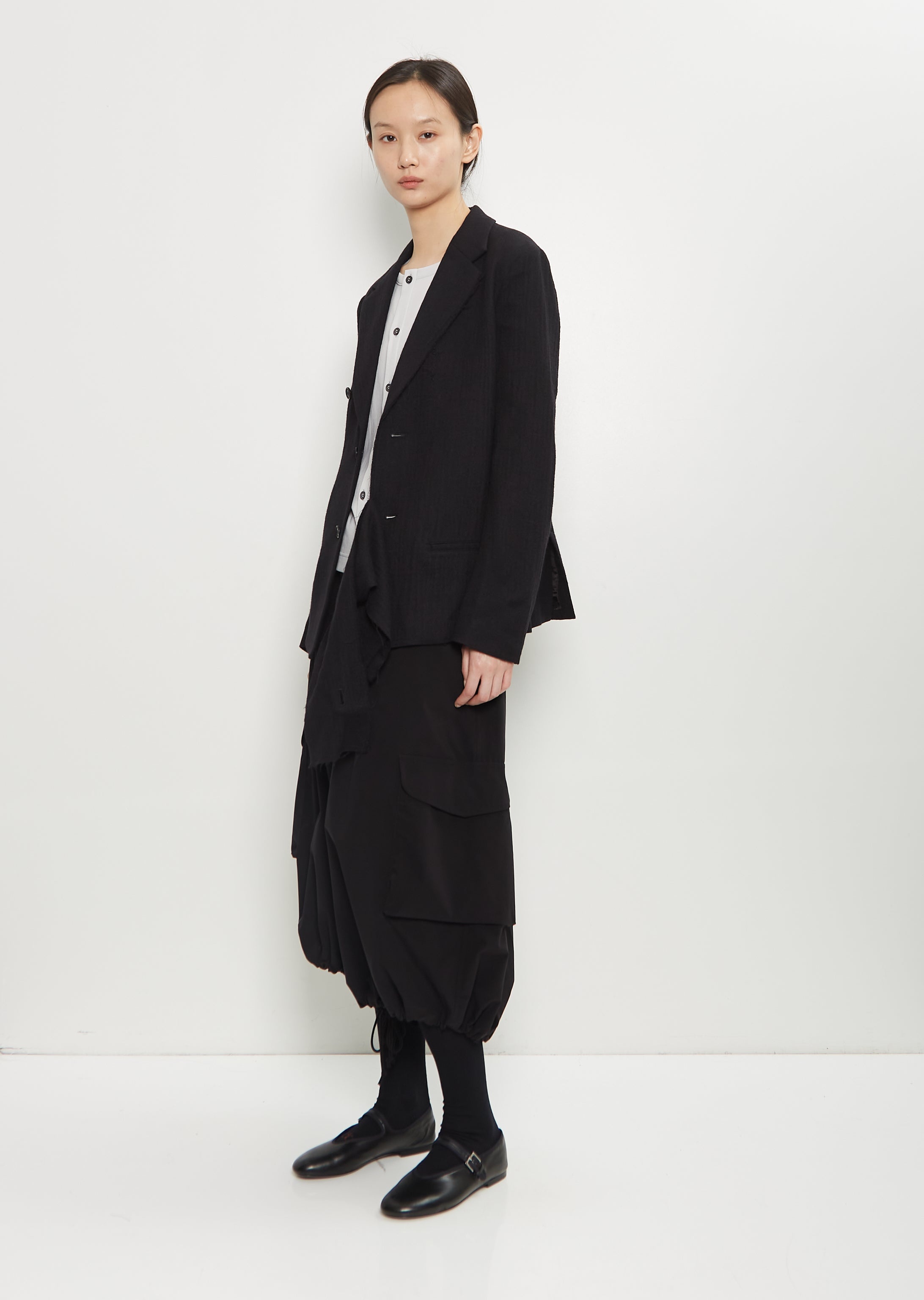 Wool Drape Jacket - 4