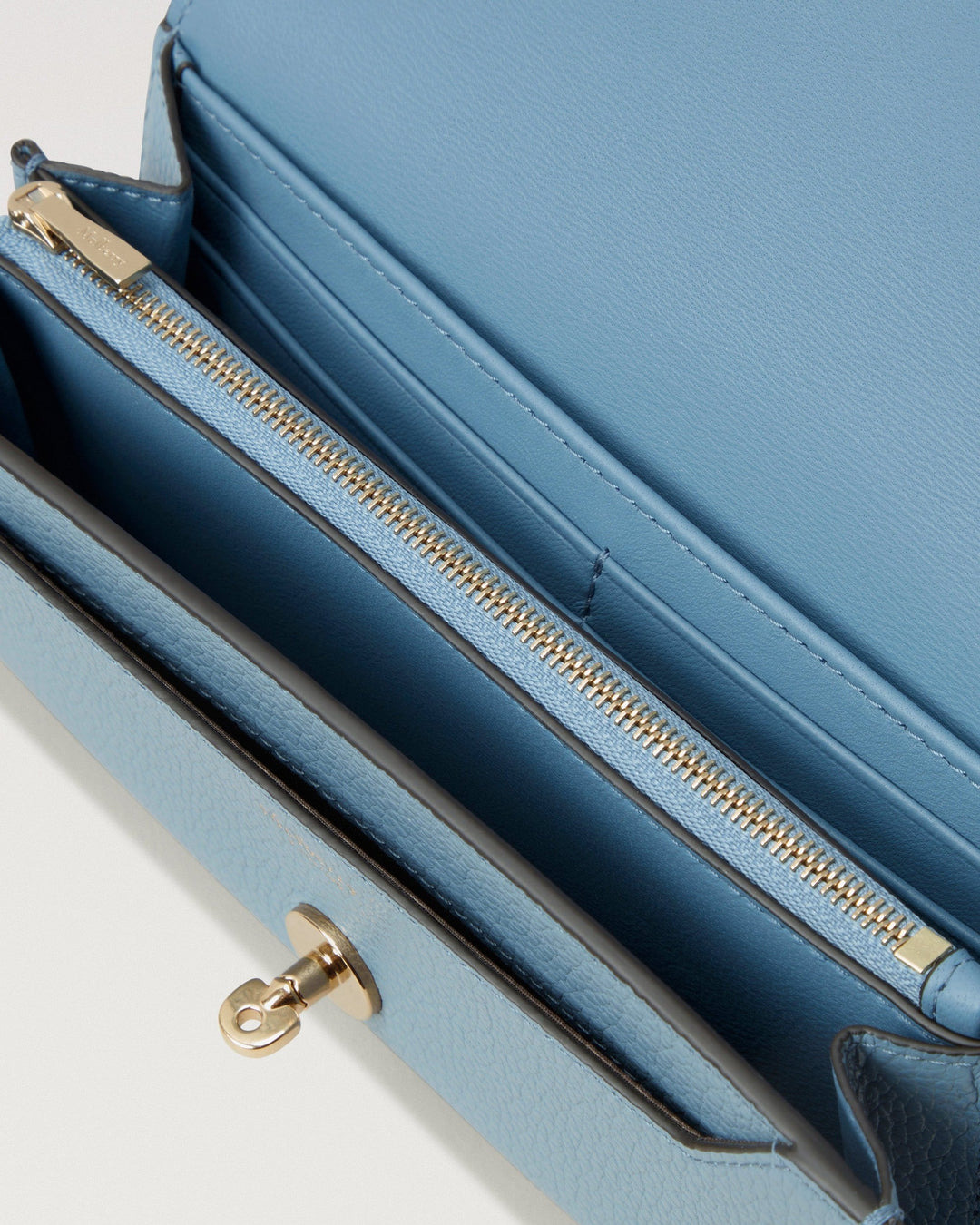 Darley Wallet Brighton Blue Small Classic Grain - 3