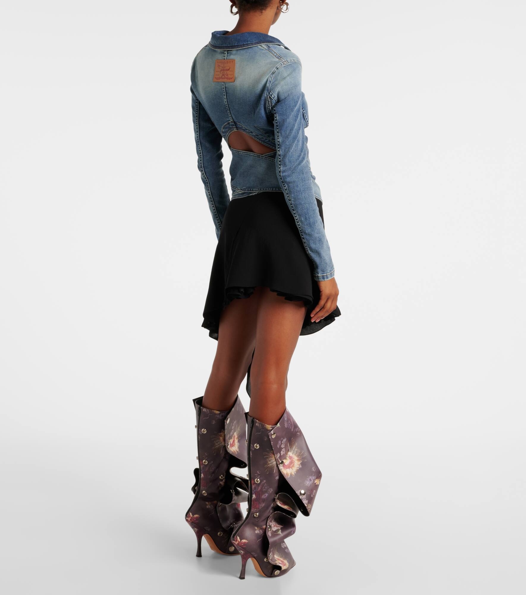 Denim wrap jacket - 3