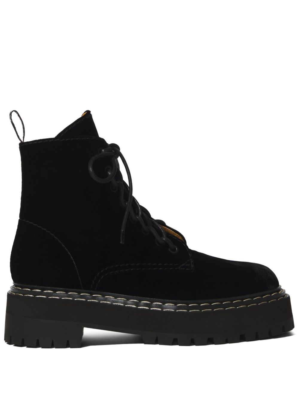 velvet Combat boots - 1