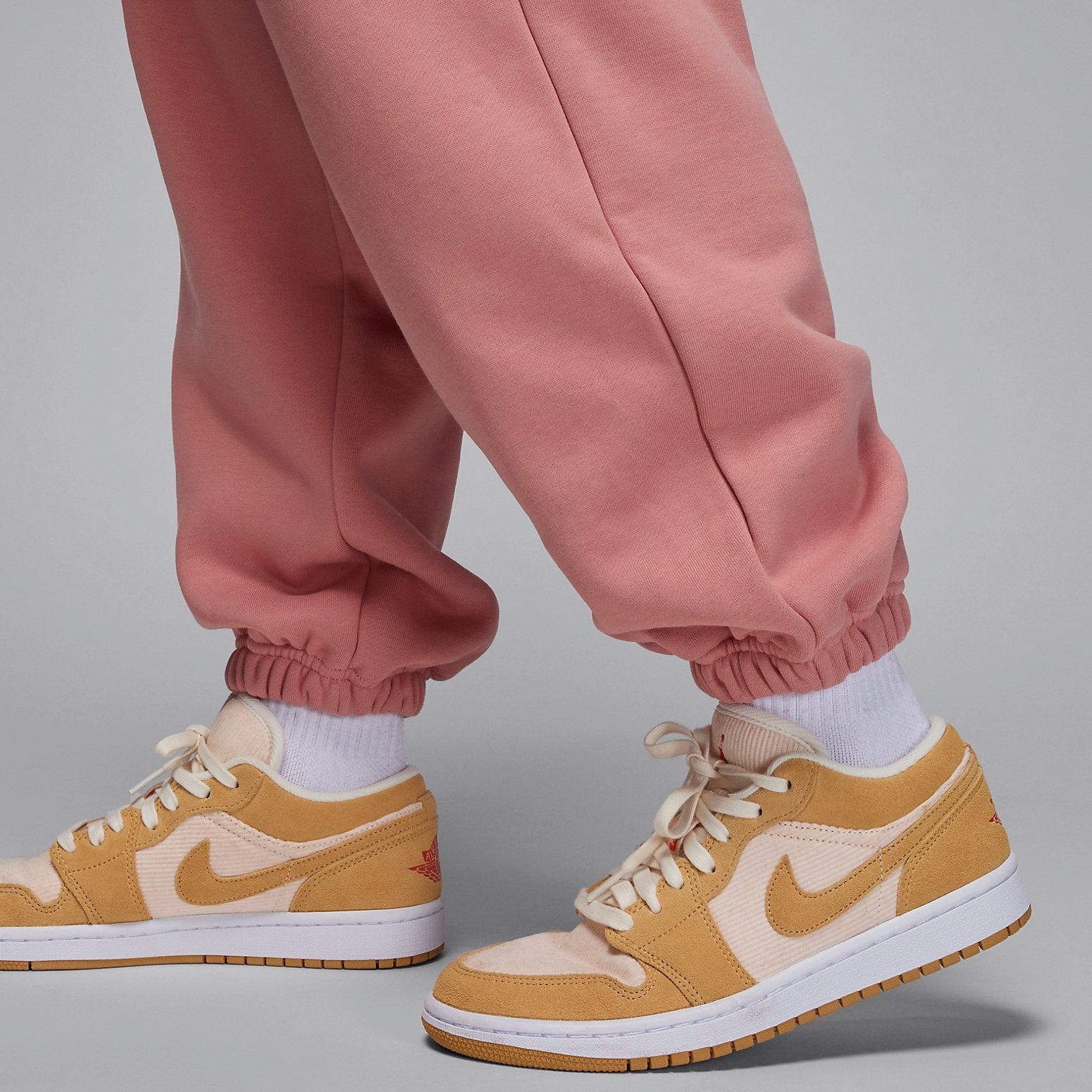 (WMNS) Air Jordan Flight Pants 'Red Stardust' FB5114-618 - 5