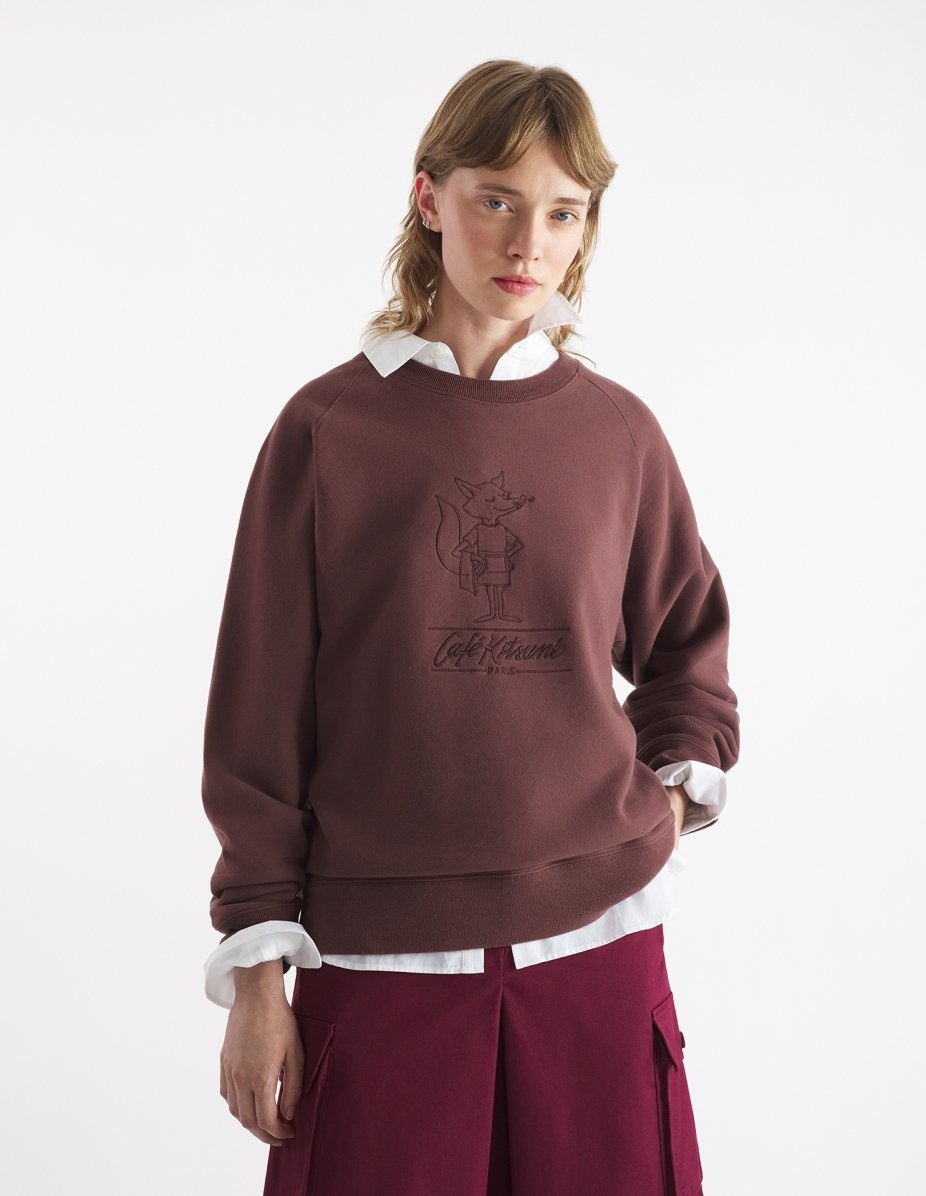 BARISTA FOX OVERSIZED RAGLAN SWEATSHIRT - 5