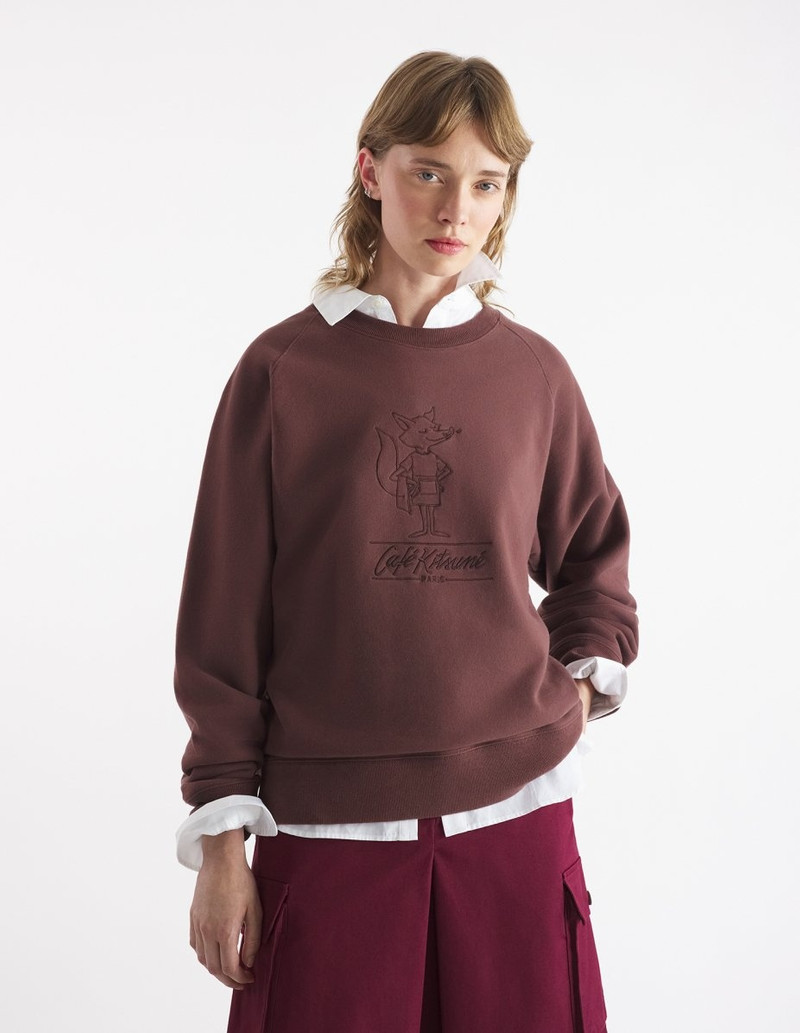 BARISTA FOX OVERSIZED RAGLAN SWEATSHIRT 5